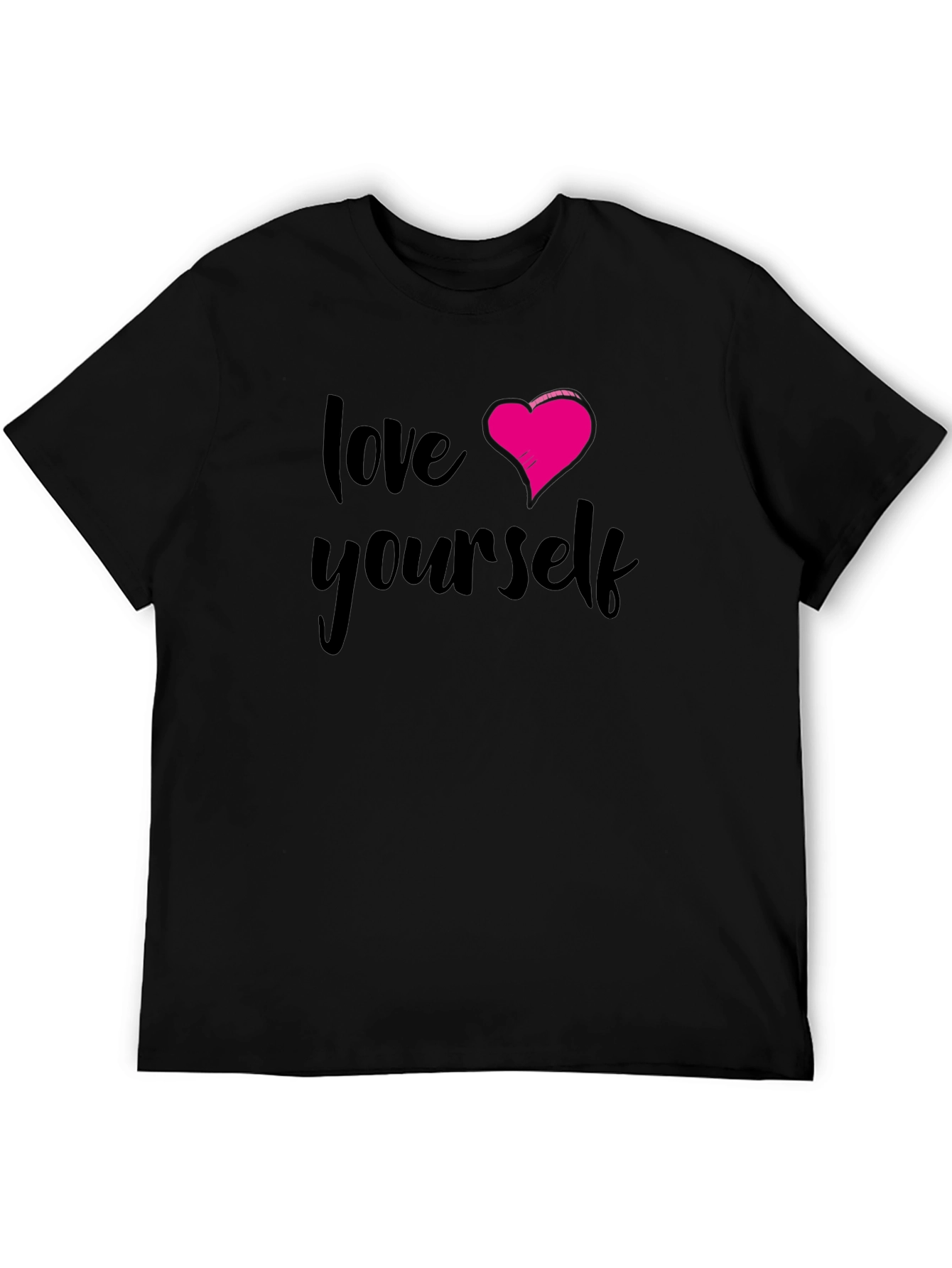 Love Yourself Heart Graphic T-Shirt