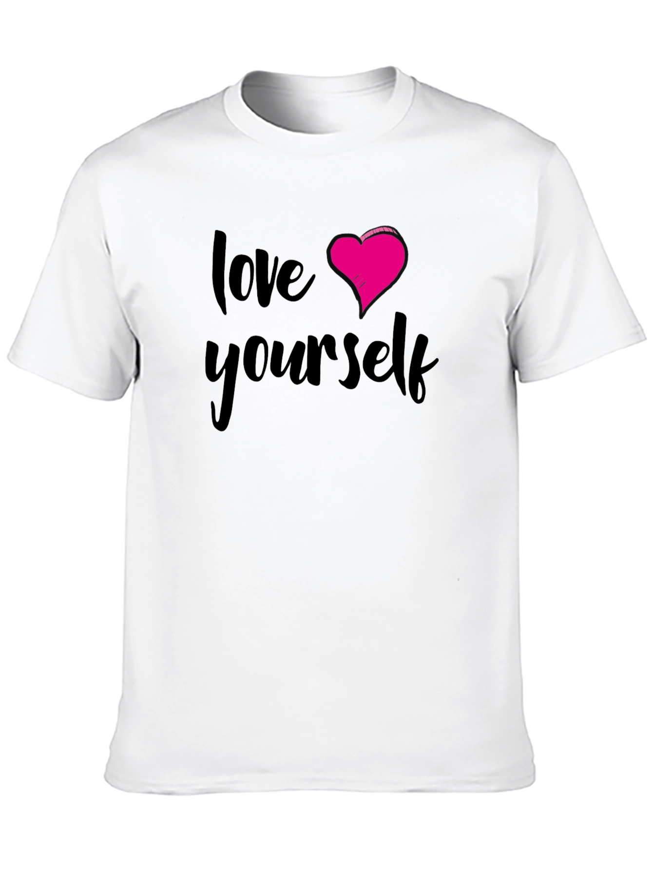 Love Yourself Heart Graphic T-Shirt