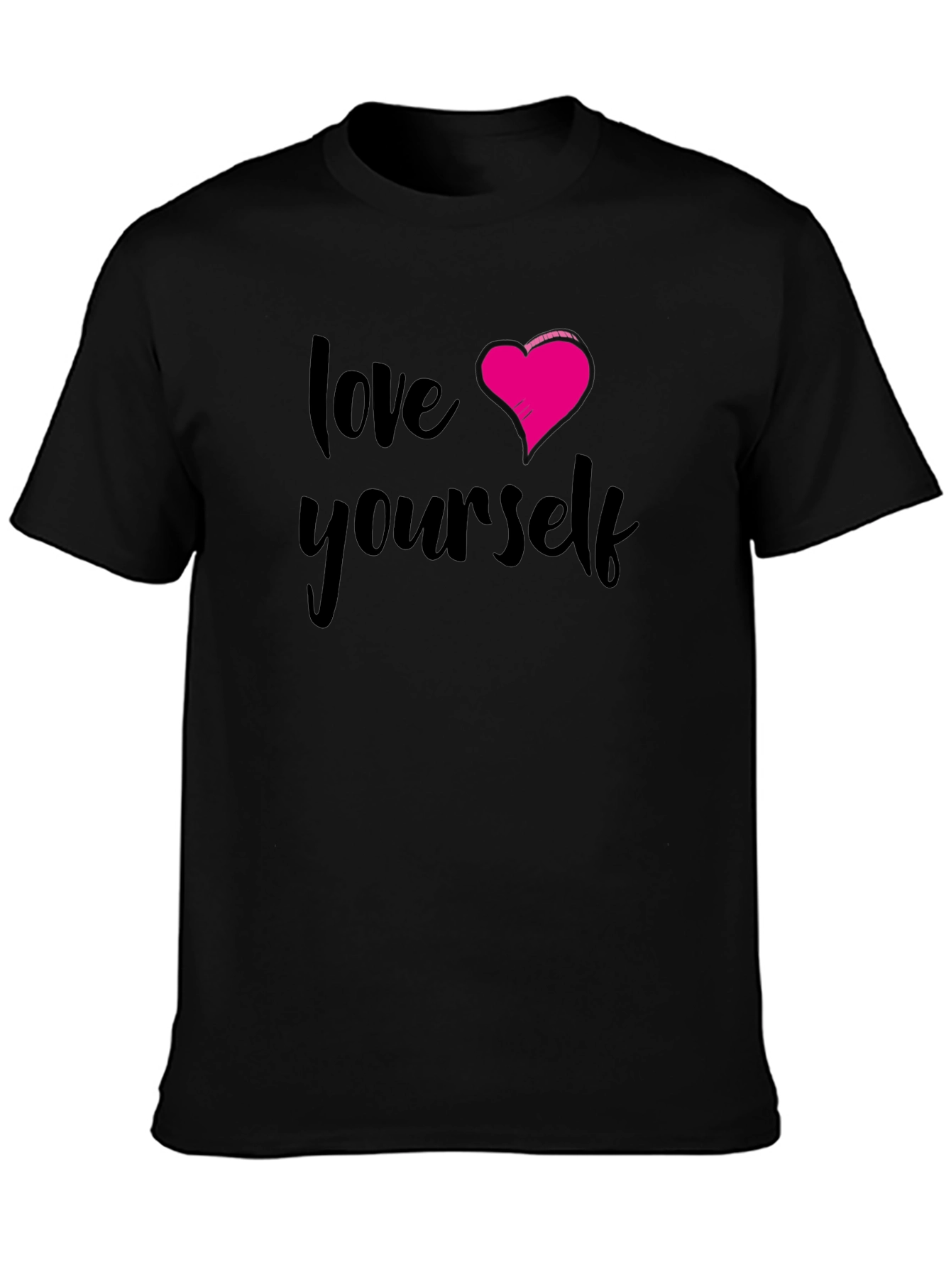 Love Yourself Heart Graphic T-Shirt