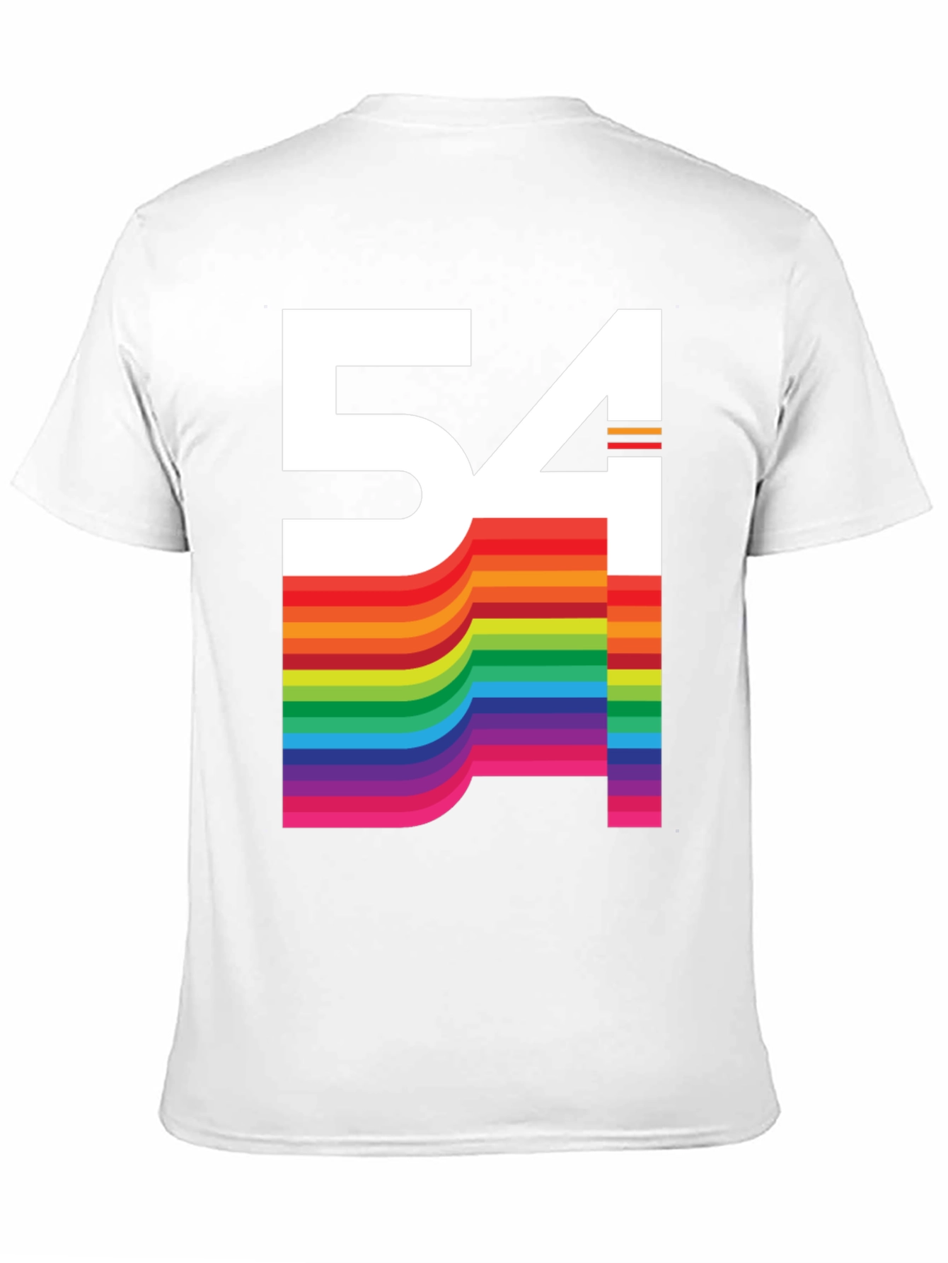 Retro Rainbow 54 Graphic Tee