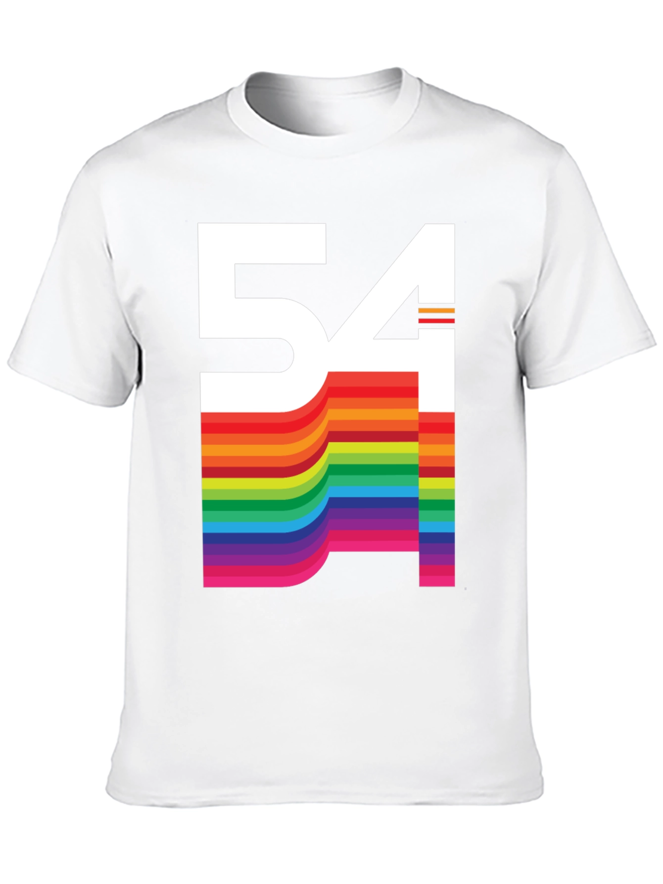Retro Rainbow 54 Graphic Tee