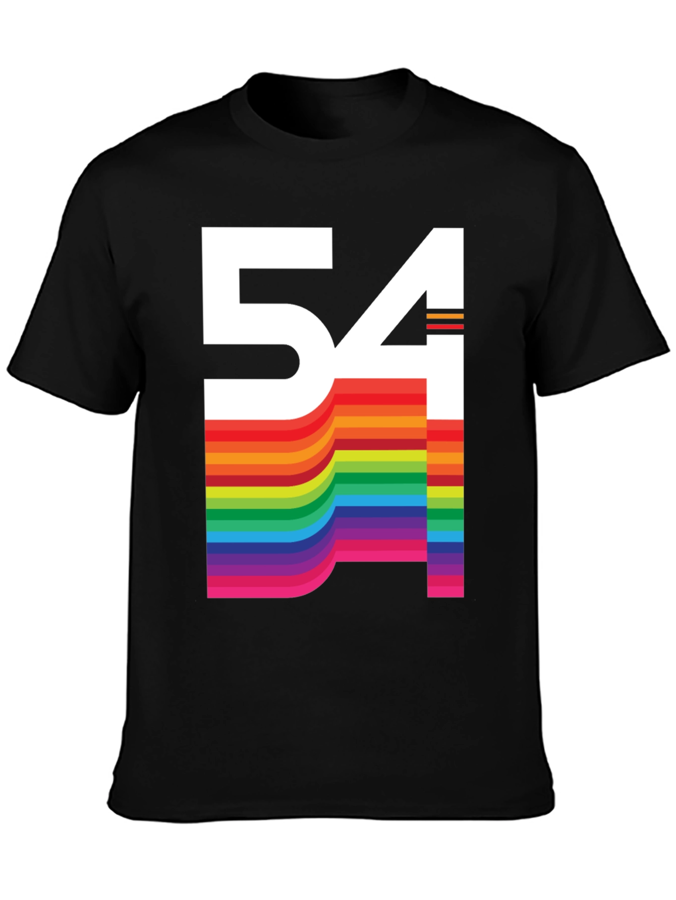 Retro Rainbow 54 Graphic Tee
