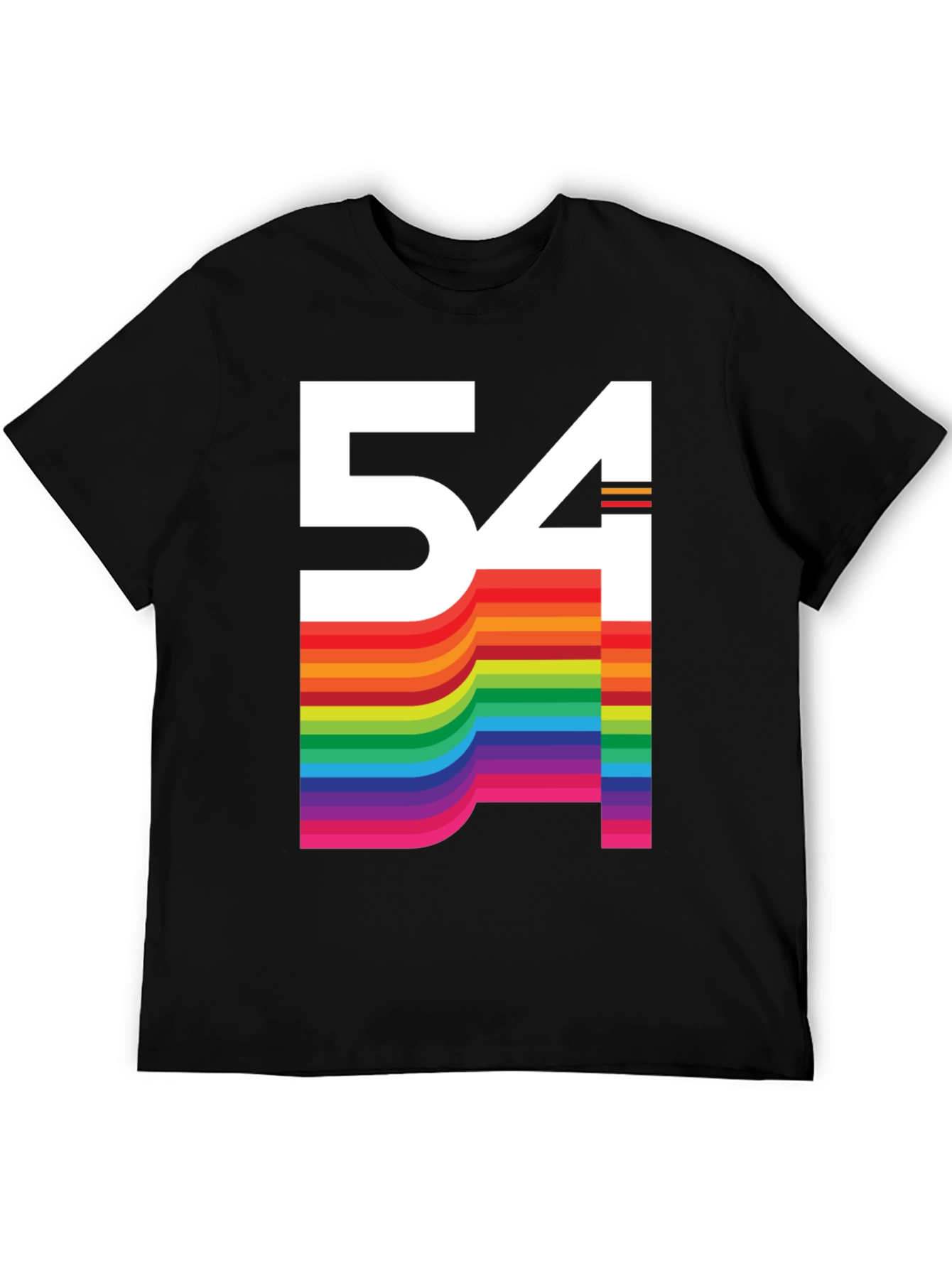 Retro Rainbow 54 Graphic Tee