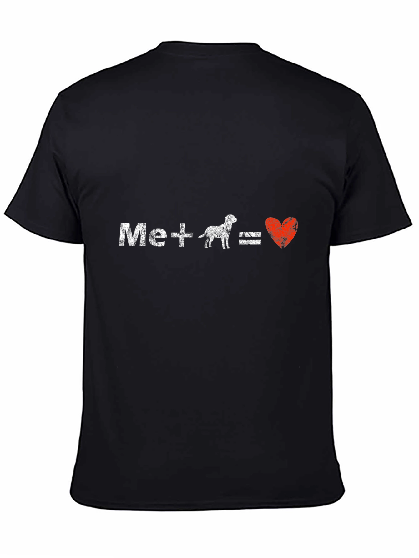 Me Plus Dog Equals Love Graphic Tee