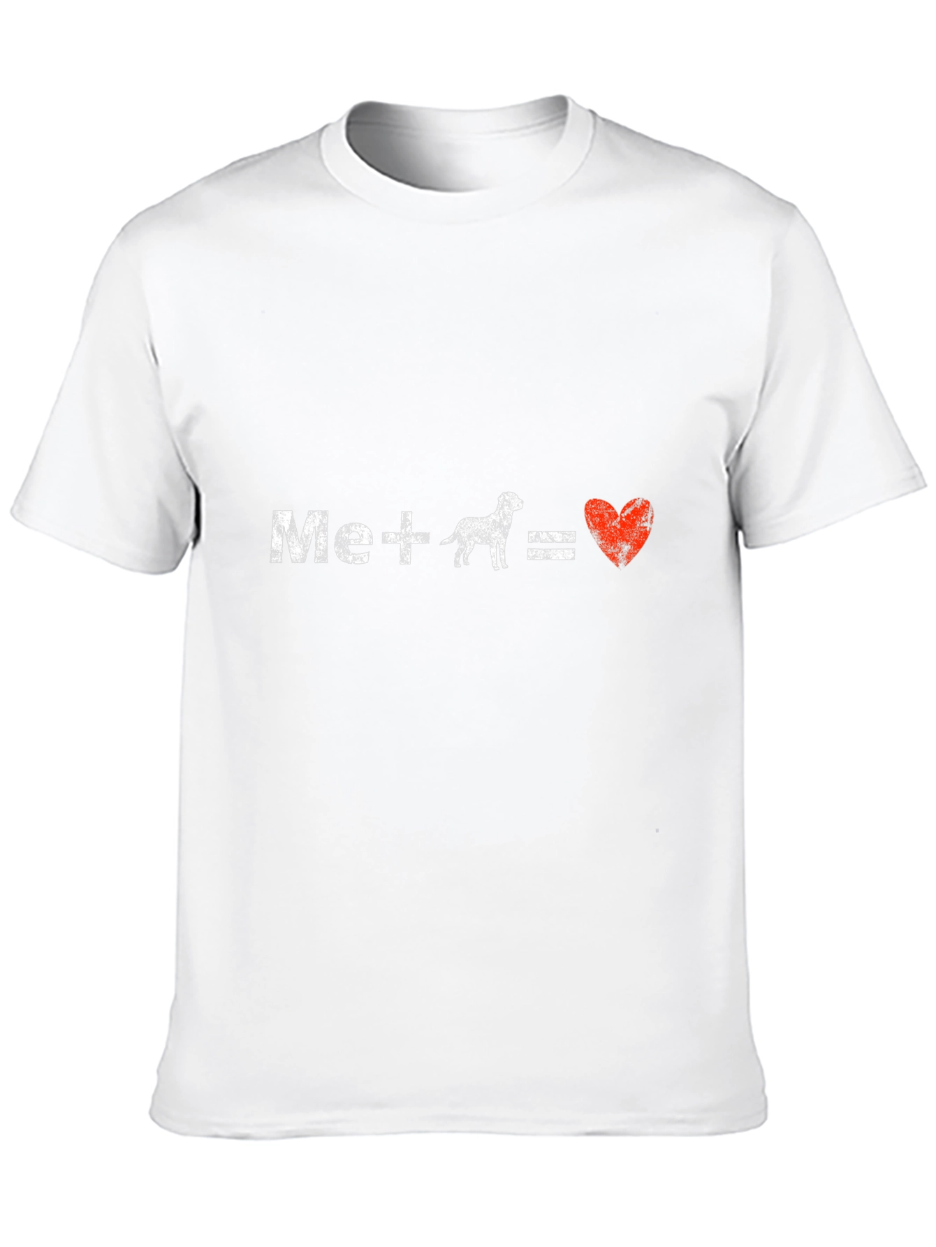 Me Plus Dog Equals Love Graphic Tee
