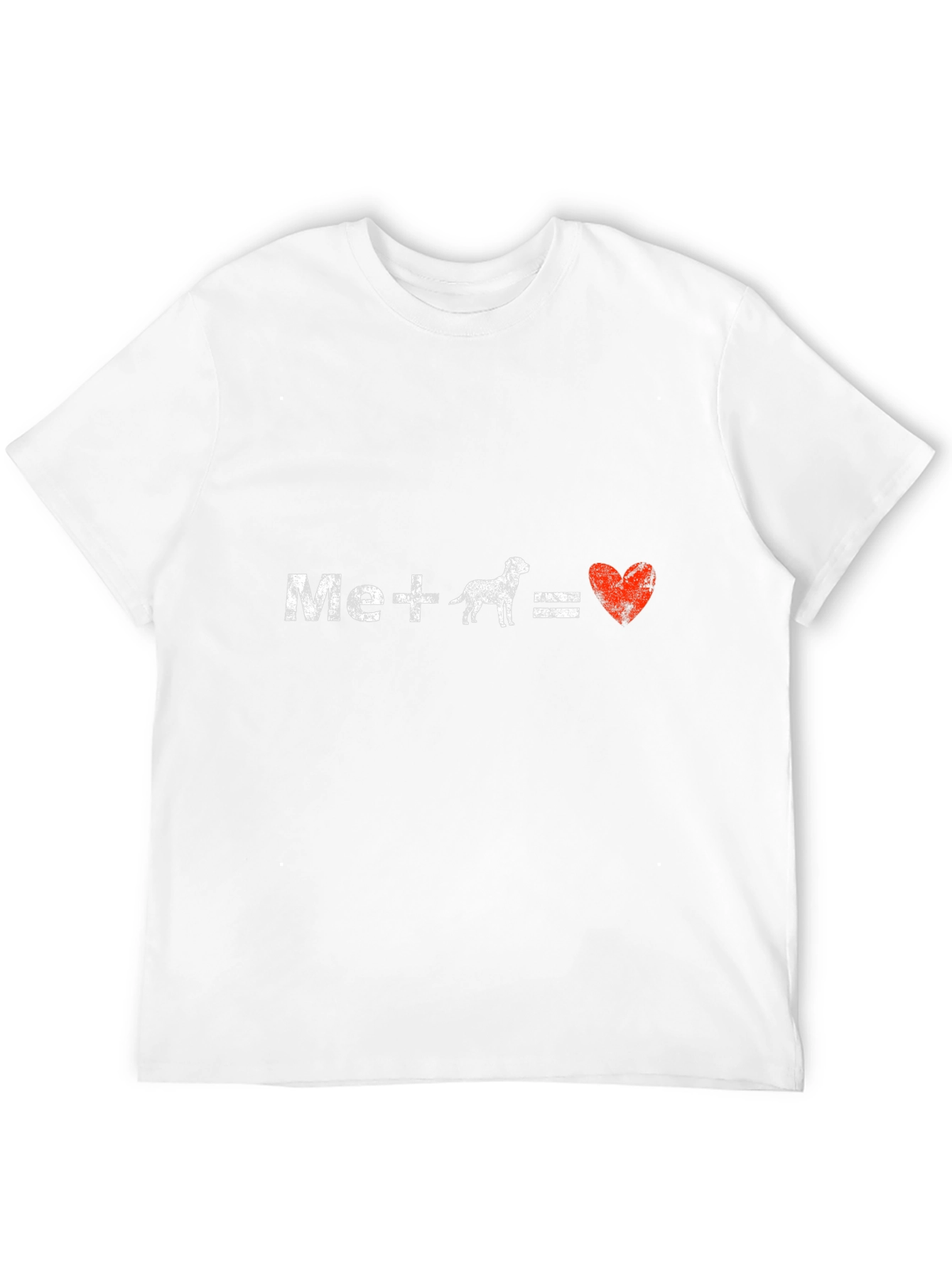 Me Plus Dog Equals Love Graphic Tee