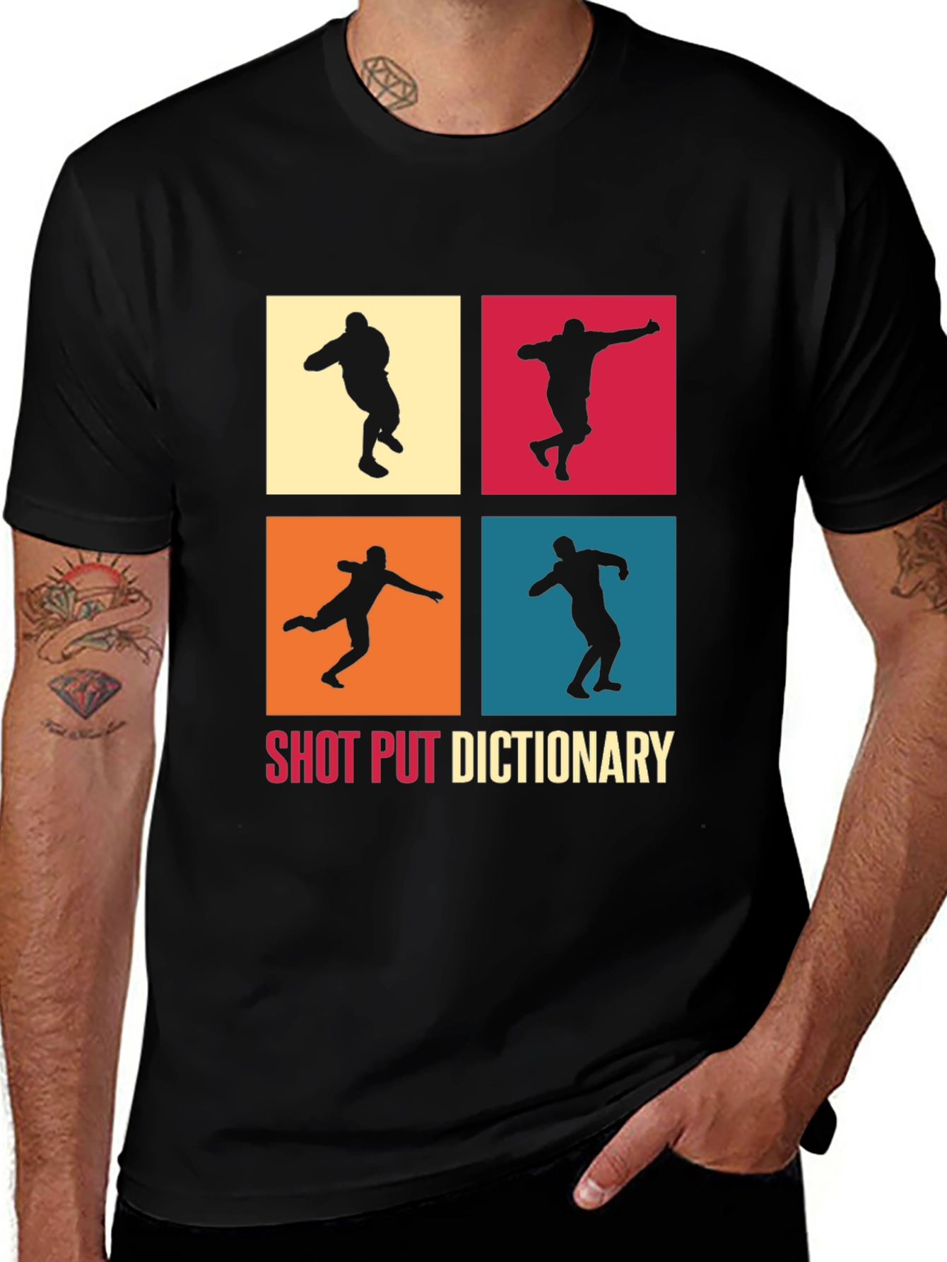 Shot Put Dictionary Graphic T-Shirt