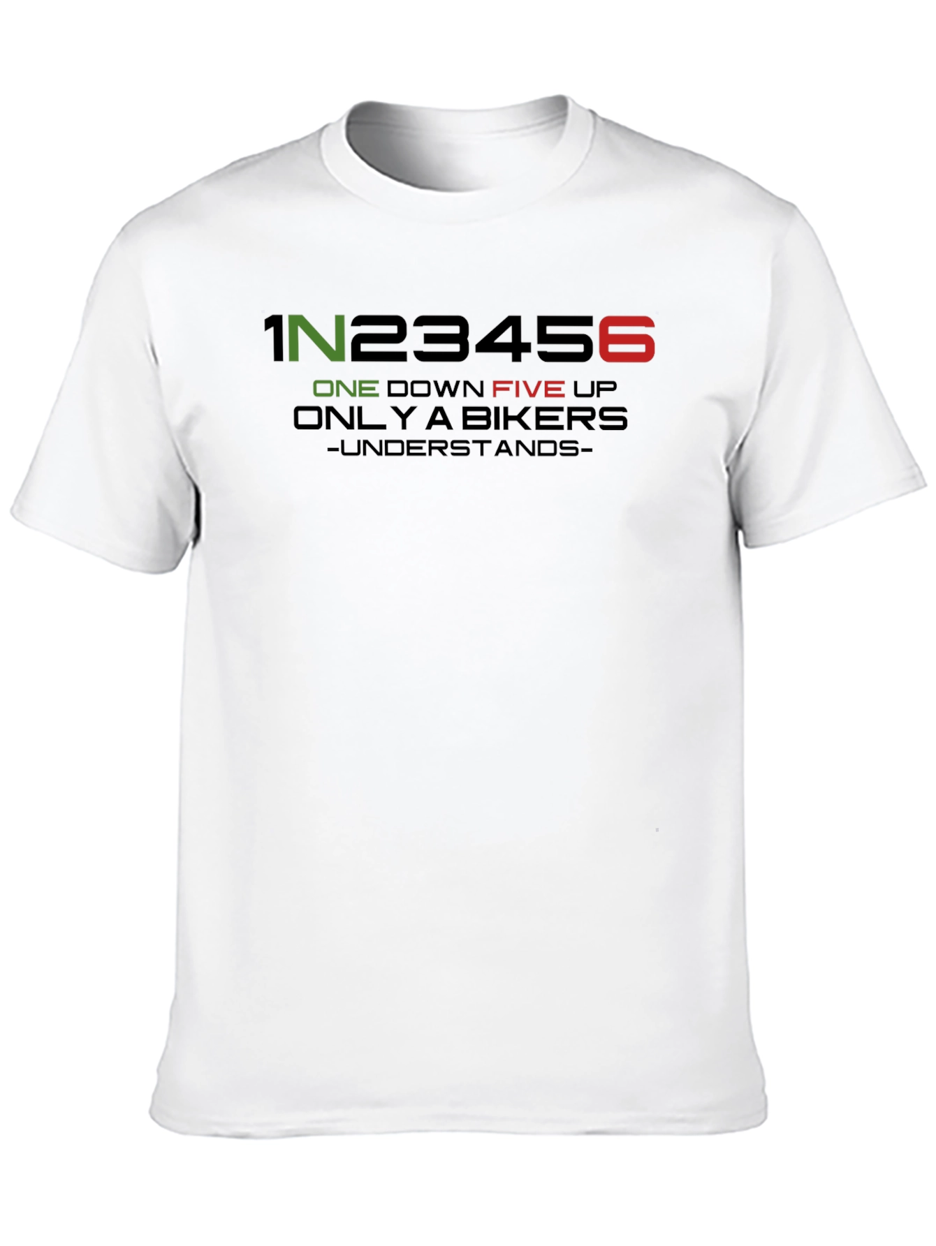 Biker Gear Shift T-Shirt - One Down Five Up