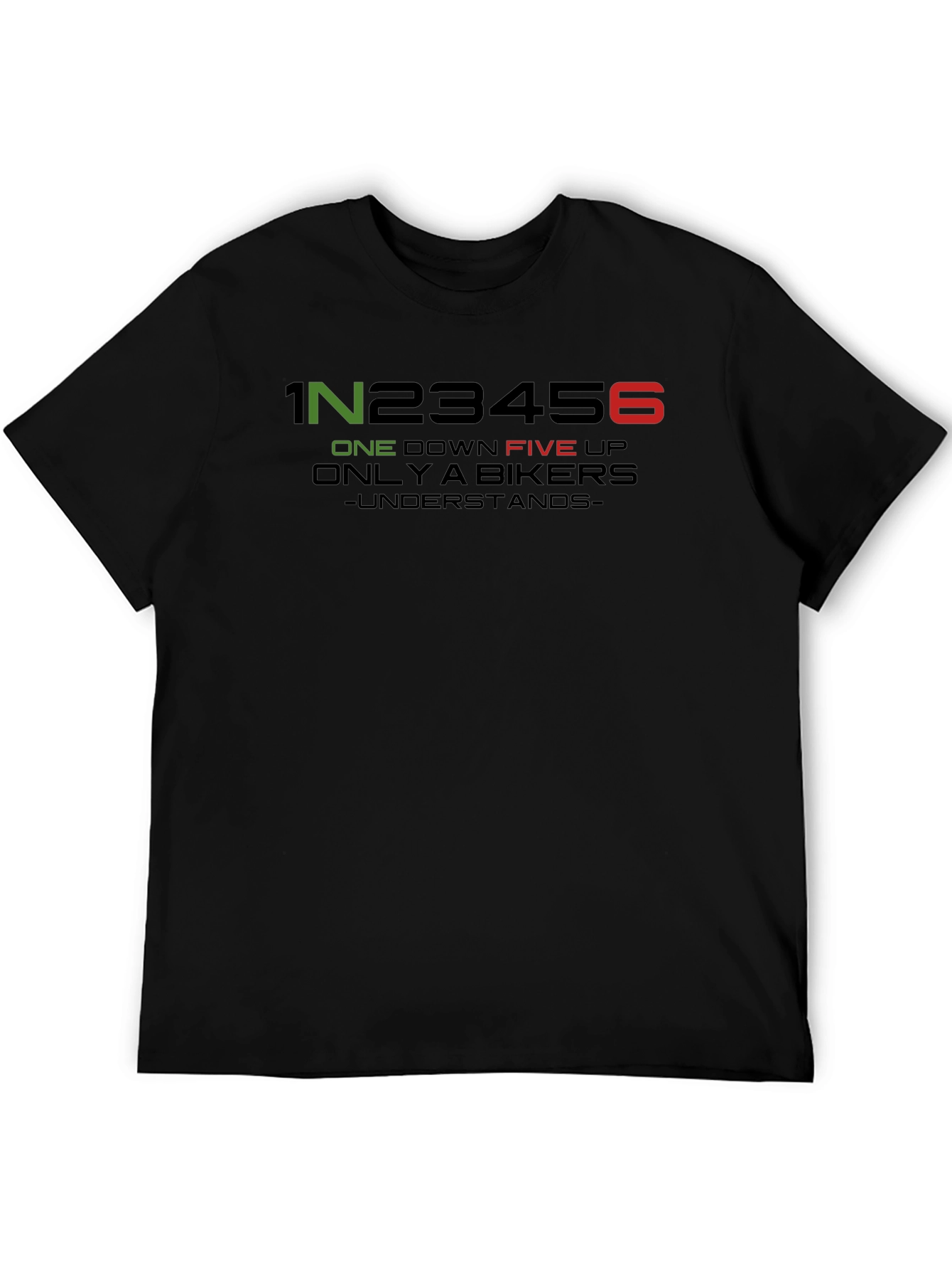 Biker Gear Shift T-Shirt - One Down Five Up