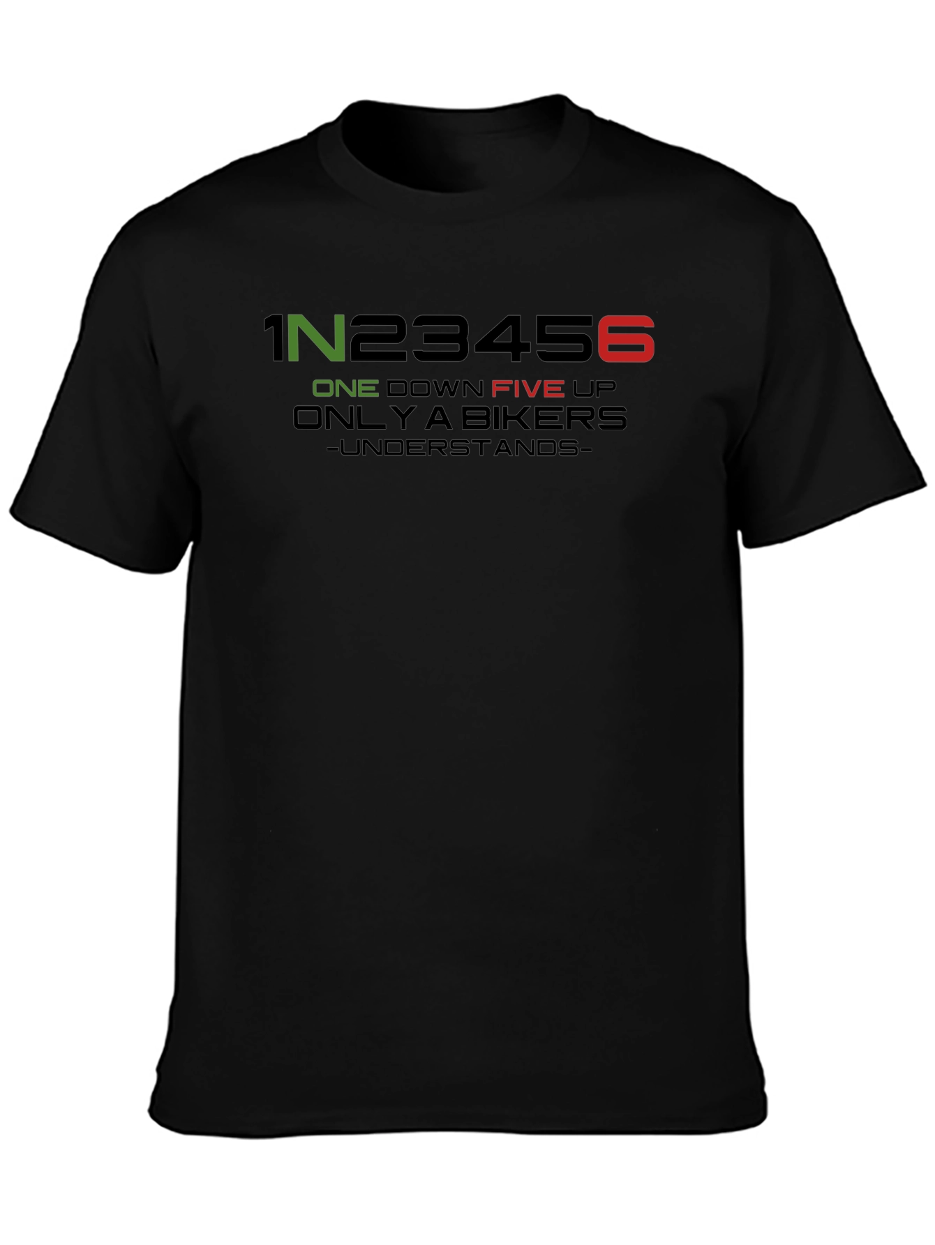 Biker Gear Shift T-Shirt - One Down Five Up