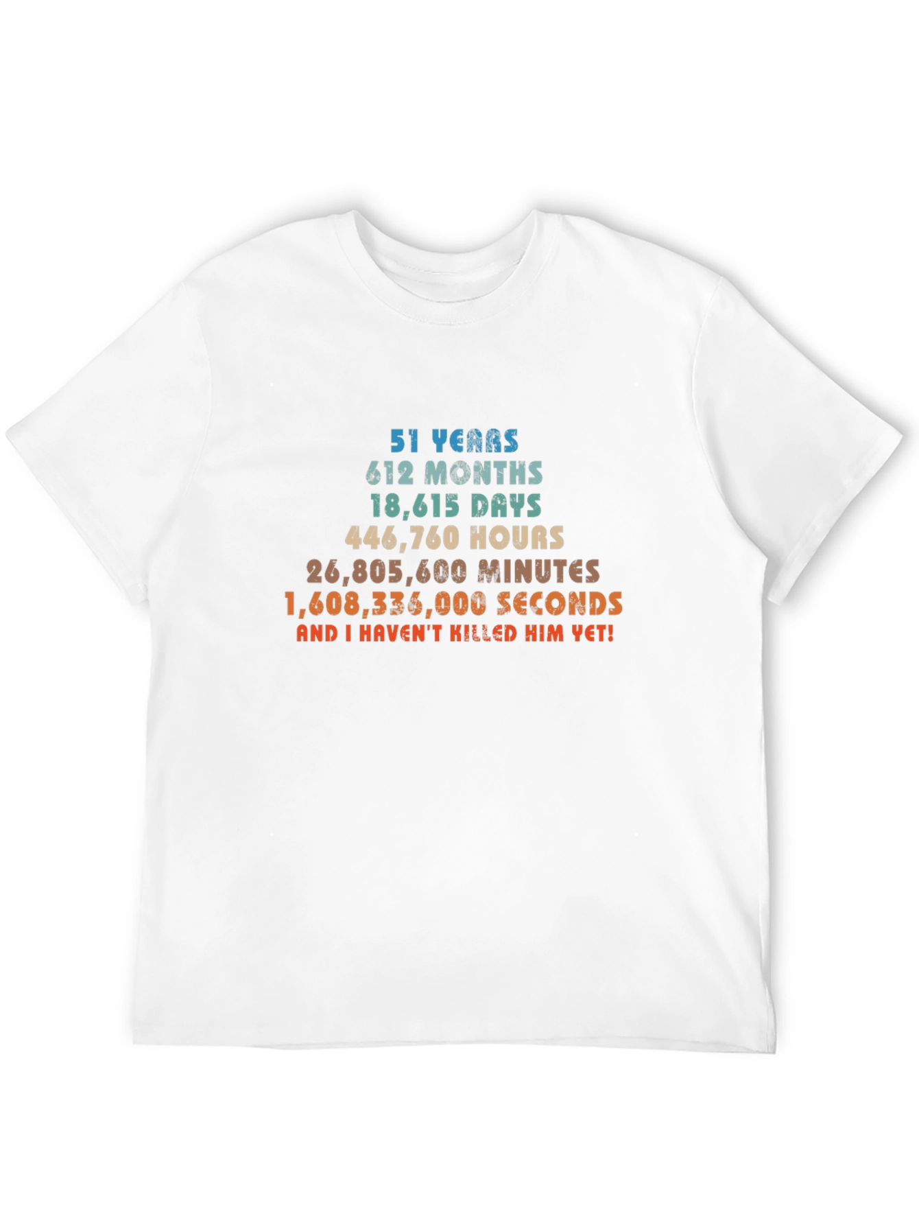 51 Years Celebration Graphic T-Shirt