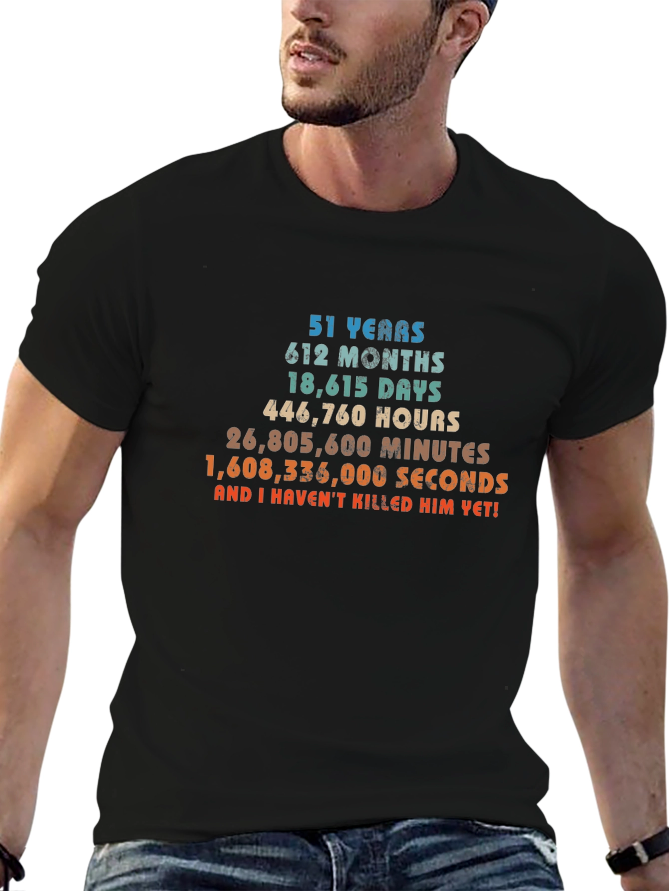 51 Years Celebration Graphic T-Shirt
