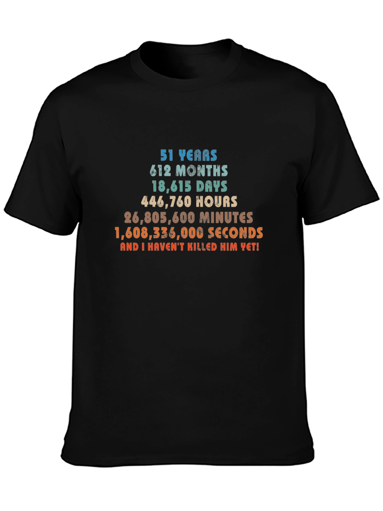 51 Years Celebration Graphic T-Shirt