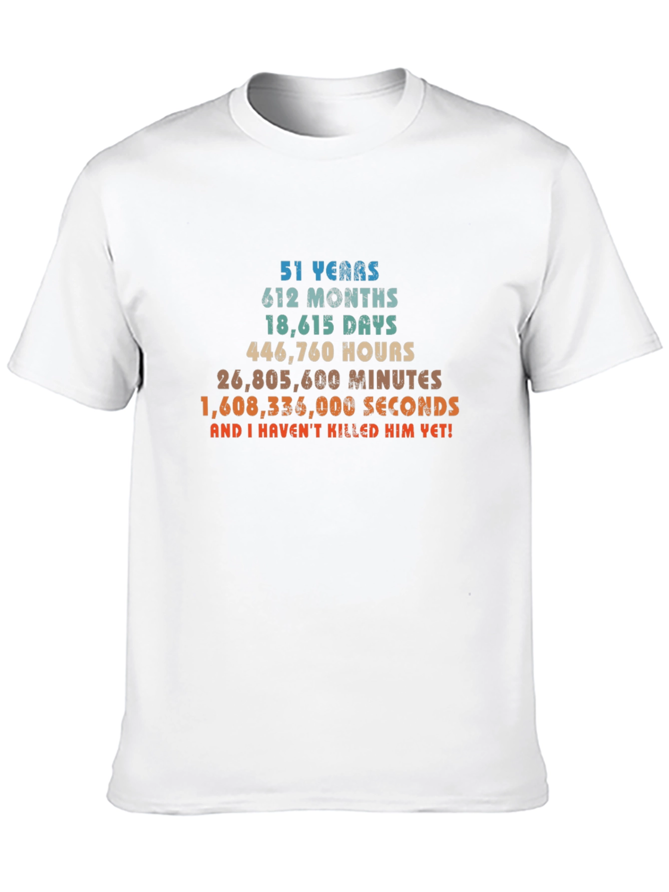 51 Years Celebration Graphic T-Shirt