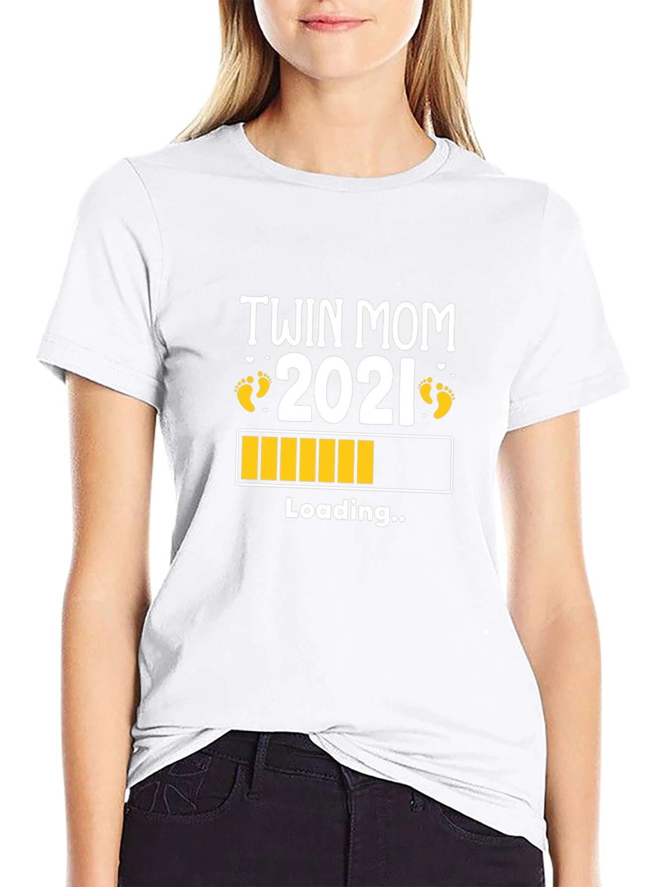 Twin Mom 2021 Loading T-Shirt