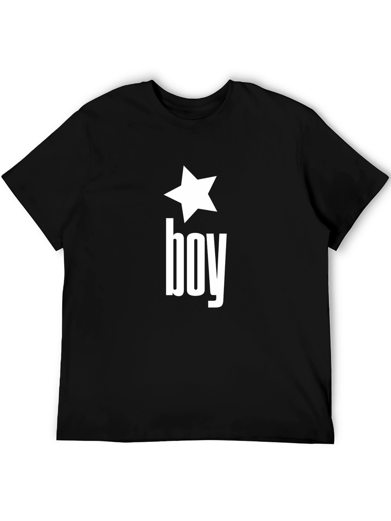 Star Boy Graphic Black T-Shirt - Trendy Casual Wear