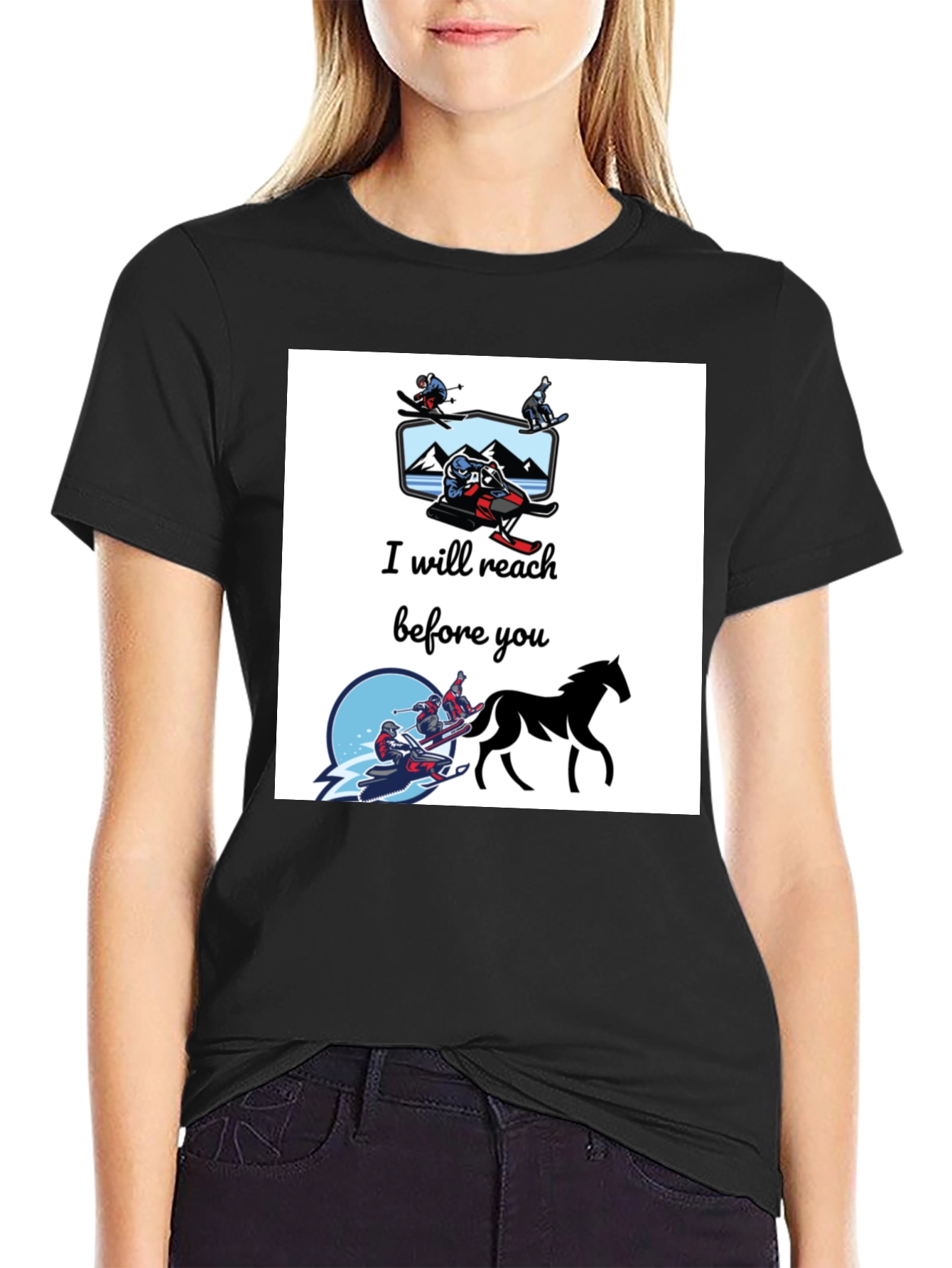 I Will Reach Before You T-Shirt