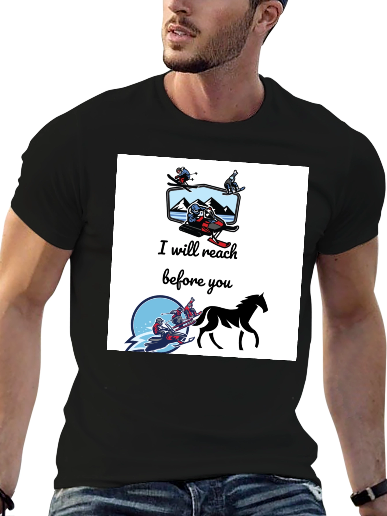 I Will Reach Before You T-Shirt