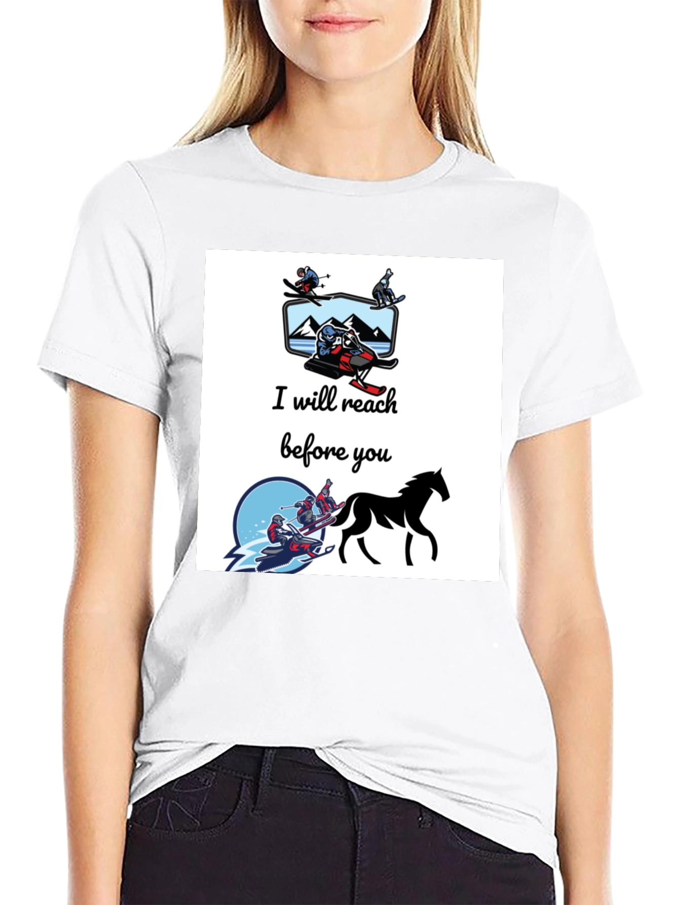 I Will Reach Before You T-Shirt