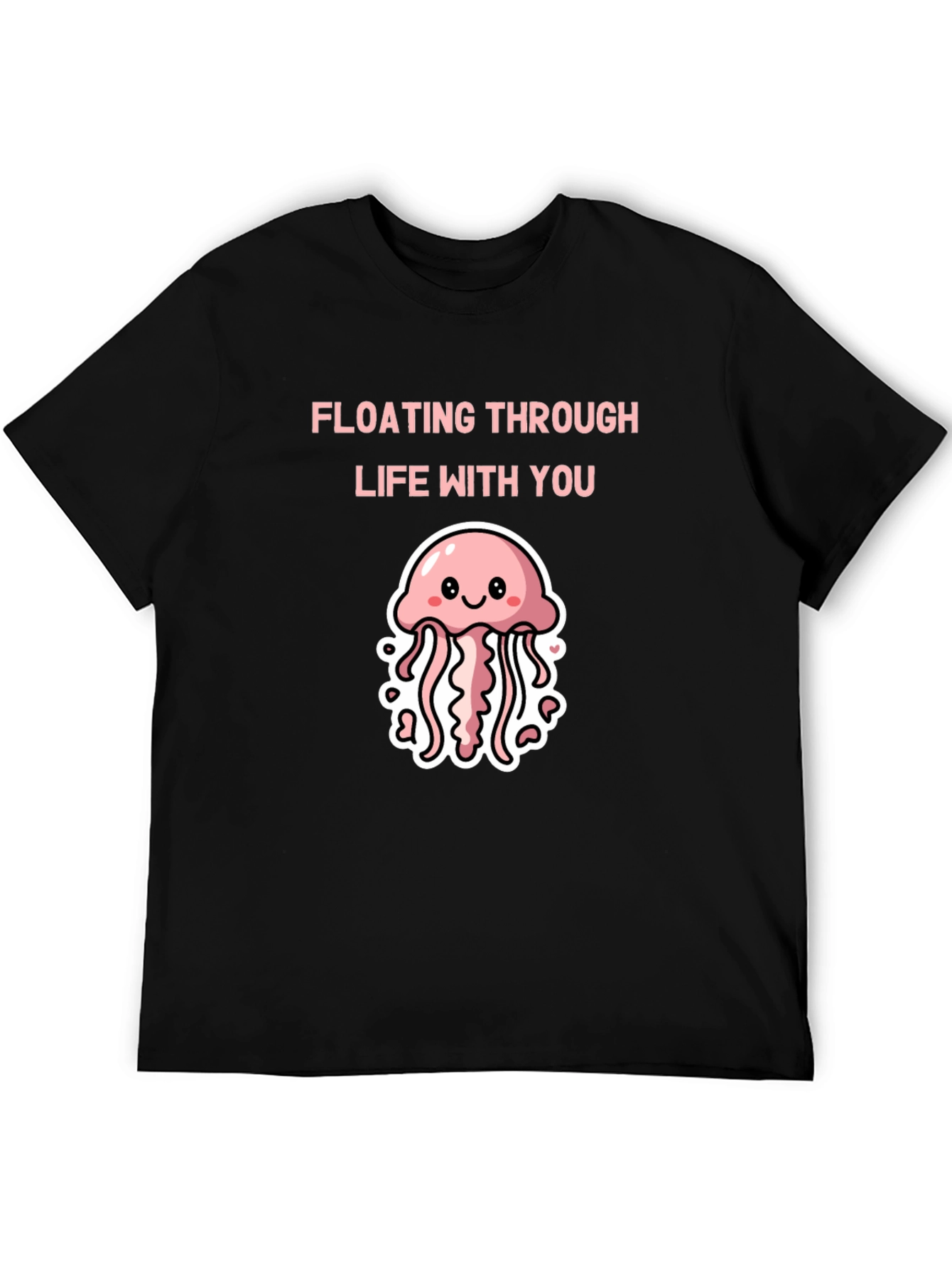 Floating Through Life Jellyfish Graphic T-Shirt