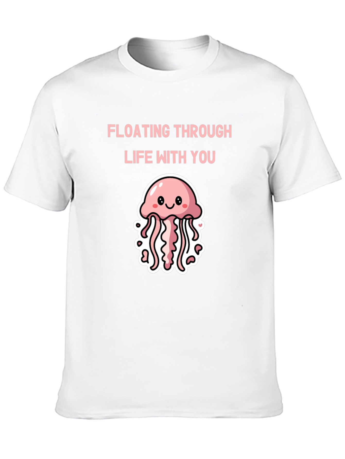 Floating Through Life Jellyfish Graphic T-Shirt