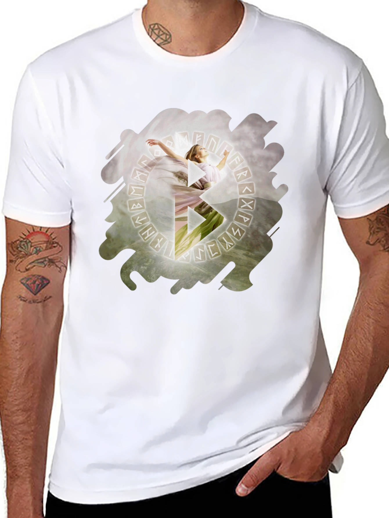 Mystic Rune Circle T-Shirt