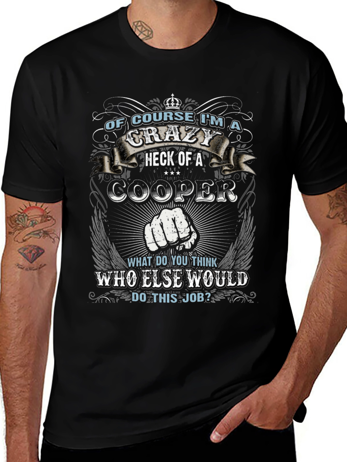 Crazy Cooper T-Shirt - Funny Job Gift