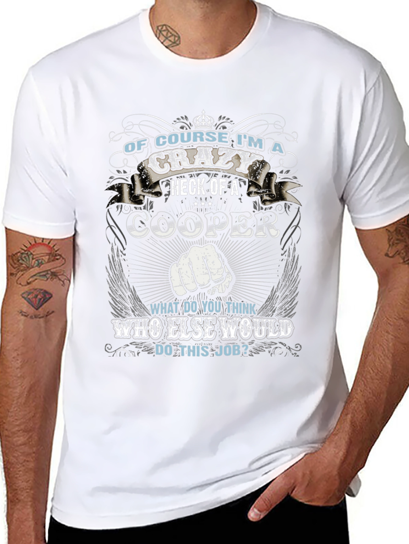 Crazy Cooper T-Shirt - Funny Job Gift