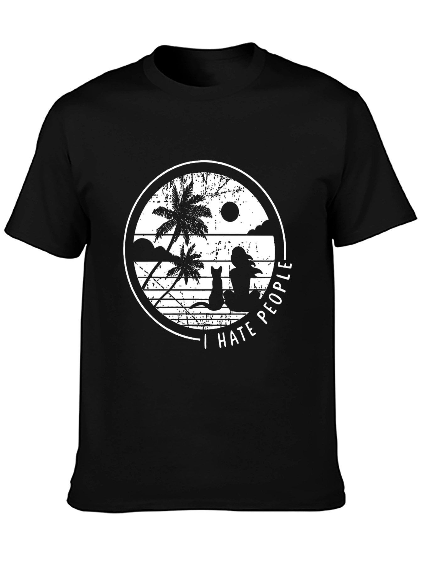 I Hate People Beach T-Shirt