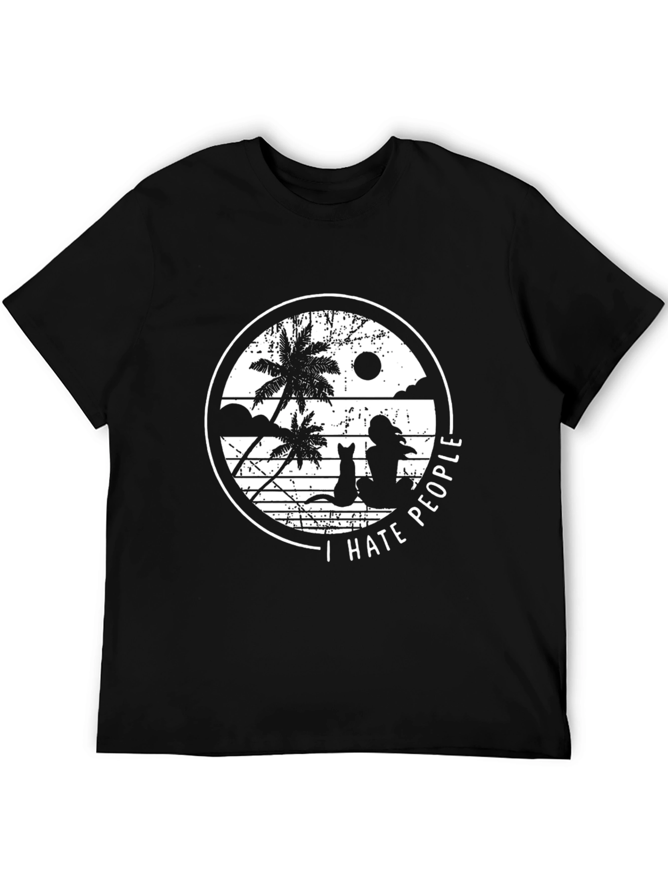 I Hate People Beach T-Shirt