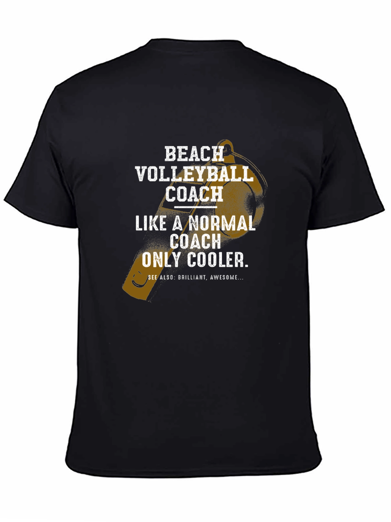 Beach Volleyball Coach T-Shirt - Cool Graphic Tee
