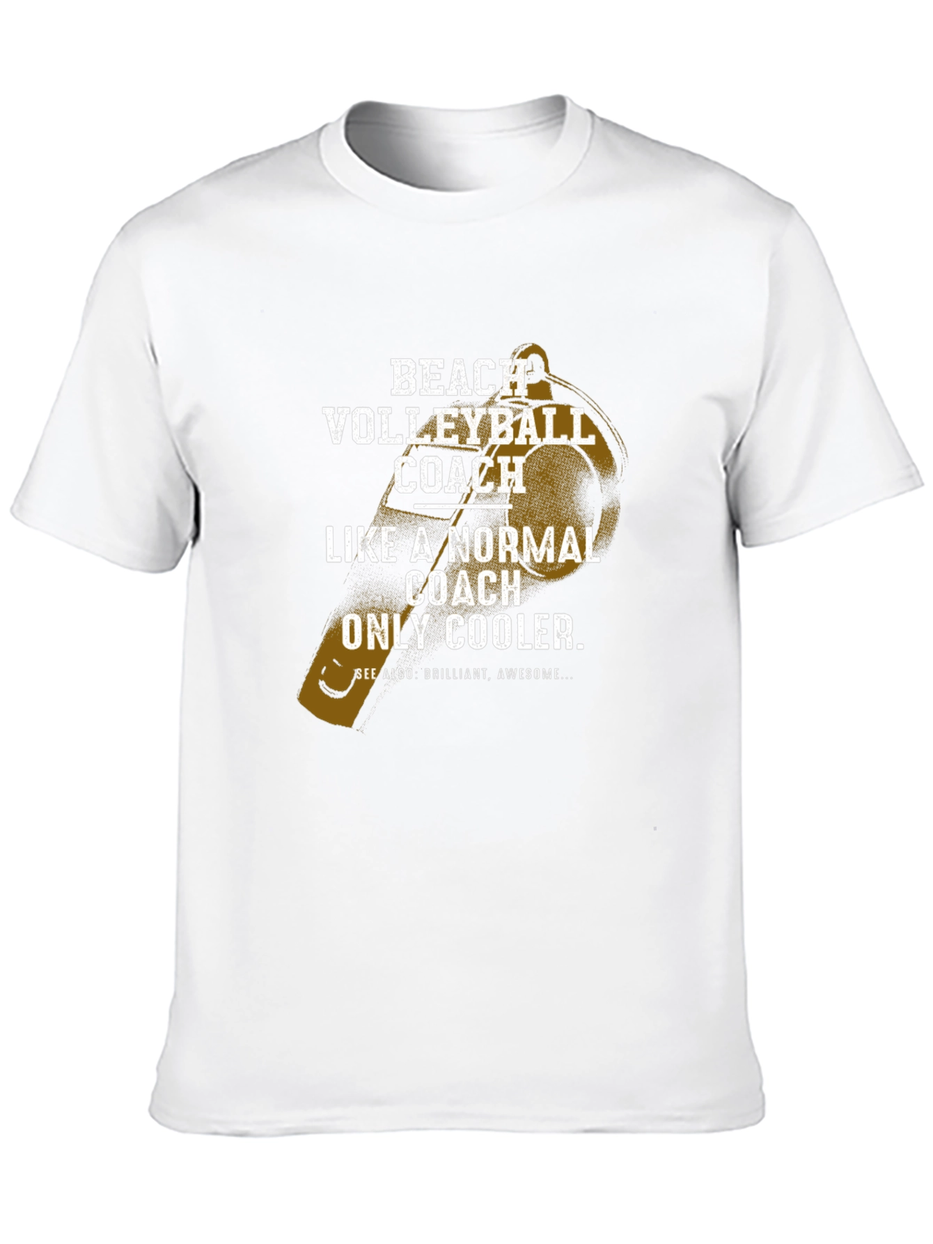 Beach Volleyball Coach T-Shirt - Cool Graphic Tee