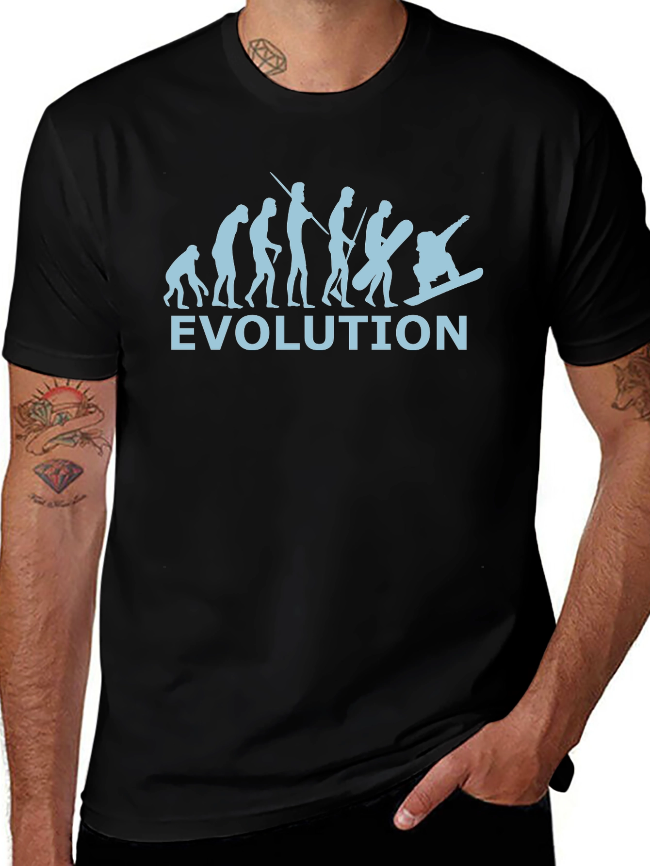 Evolution of Snowboarding T-Shirt