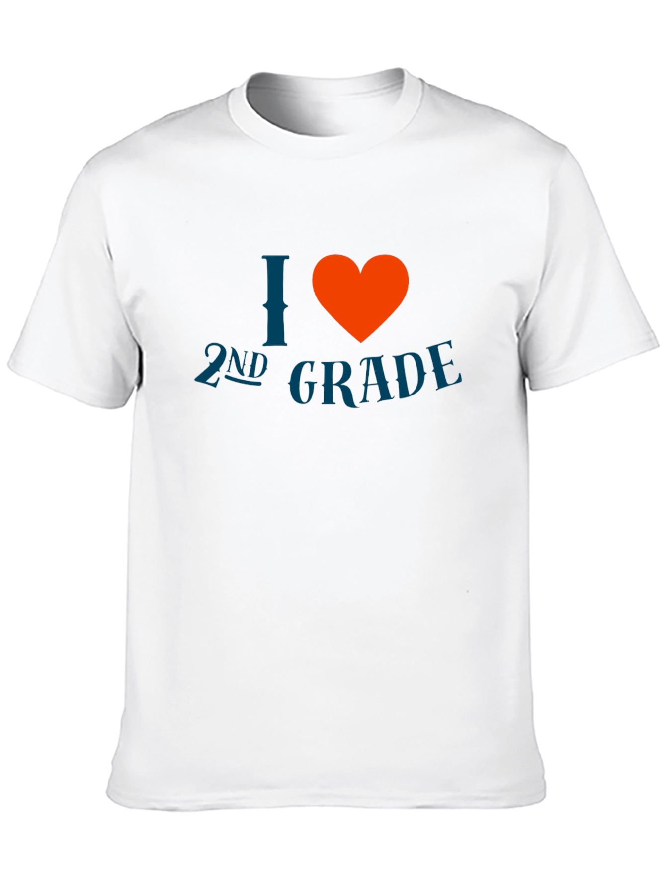 I Heart 2nd Grade T-Shirt - Teacher/Student Apparel