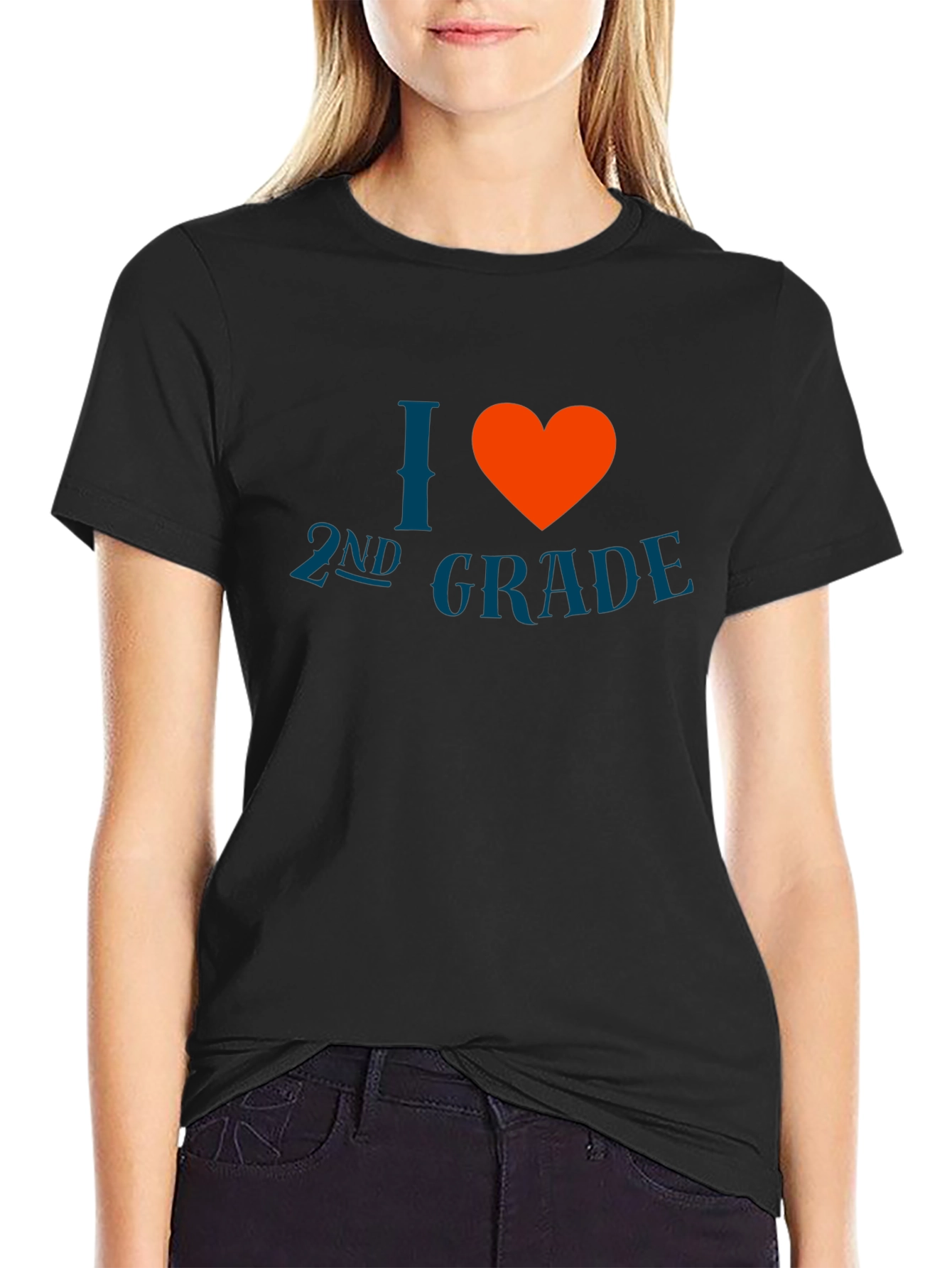 I Heart 2nd Grade T-Shirt - Teacher/Student Apparel