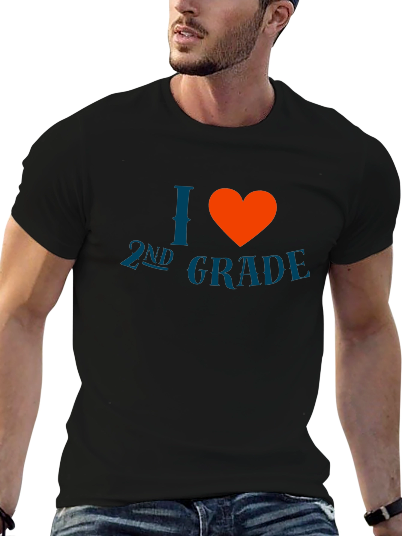 I Heart 2nd Grade T-Shirt - Teacher/Student Apparel