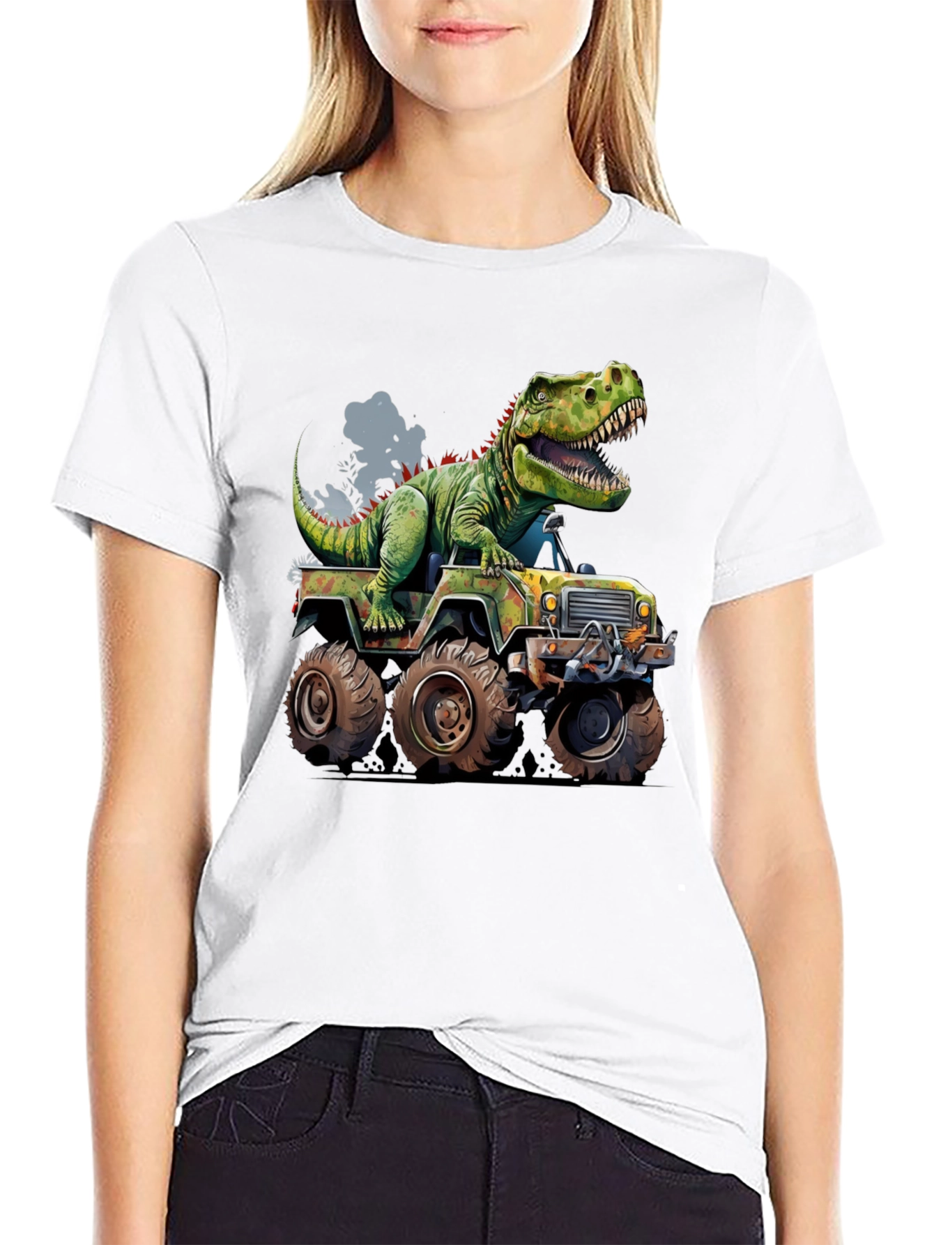 Dino Jeep T-Shirt - Ride into Adventure!
