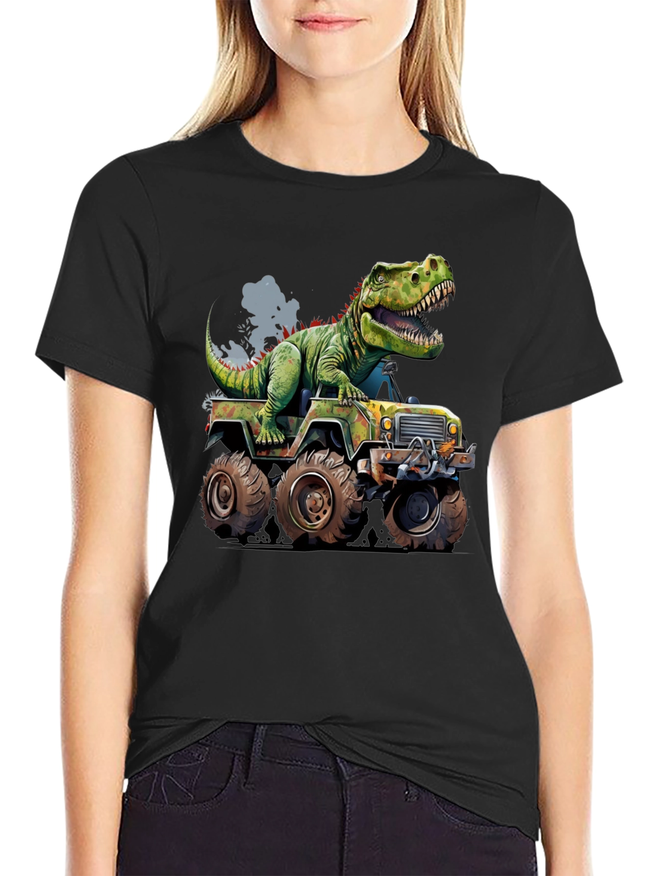 Dino Jeep T-Shirt - Ride into Adventure!