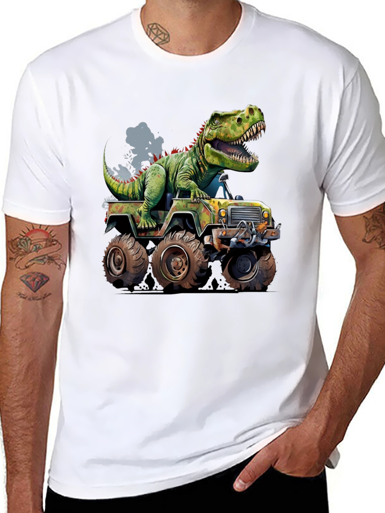 Dino Jeep T-Shirt - Ride into Adventure!