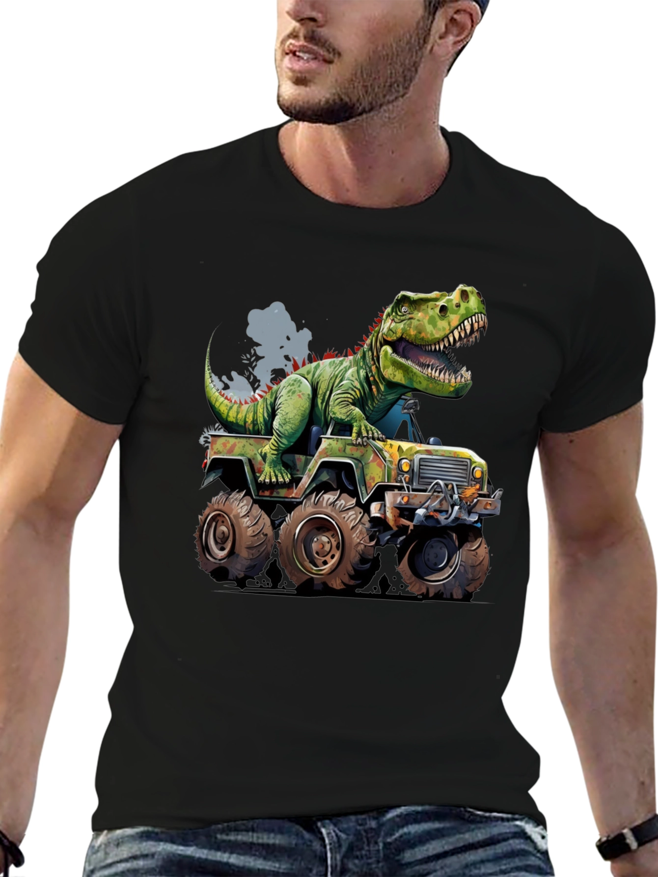 Dino Jeep T-Shirt - Ride into Adventure!
