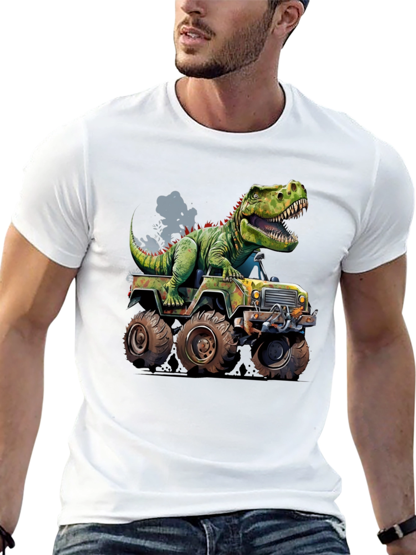 Dino Jeep T-Shirt - Ride into Adventure!