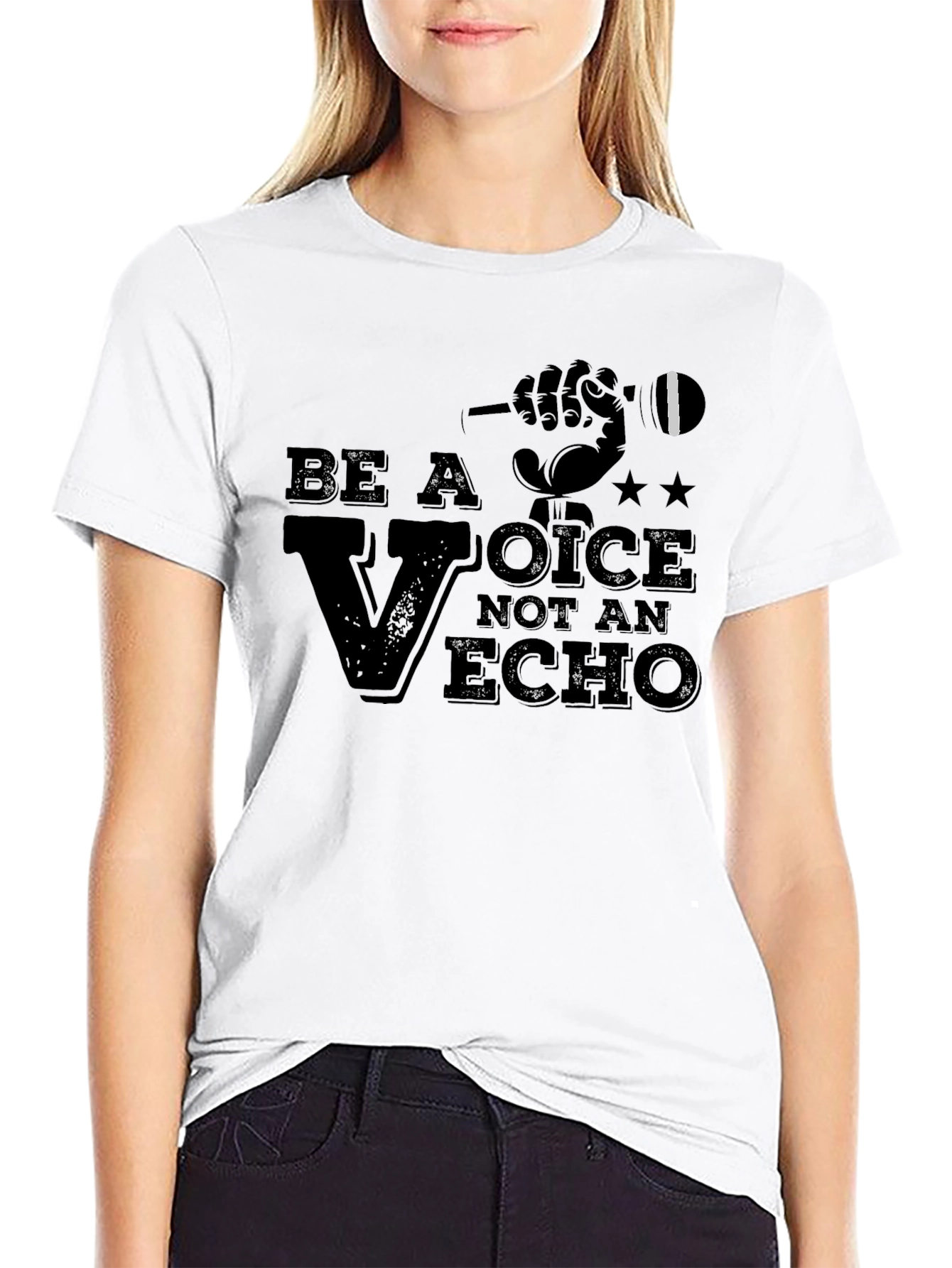 Be a Voice Tee - Motivational Graphic T-Shirt