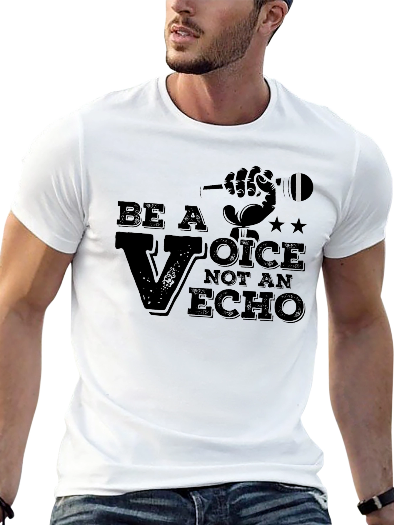 Be a Voice Tee - Motivational Graphic T-Shirt