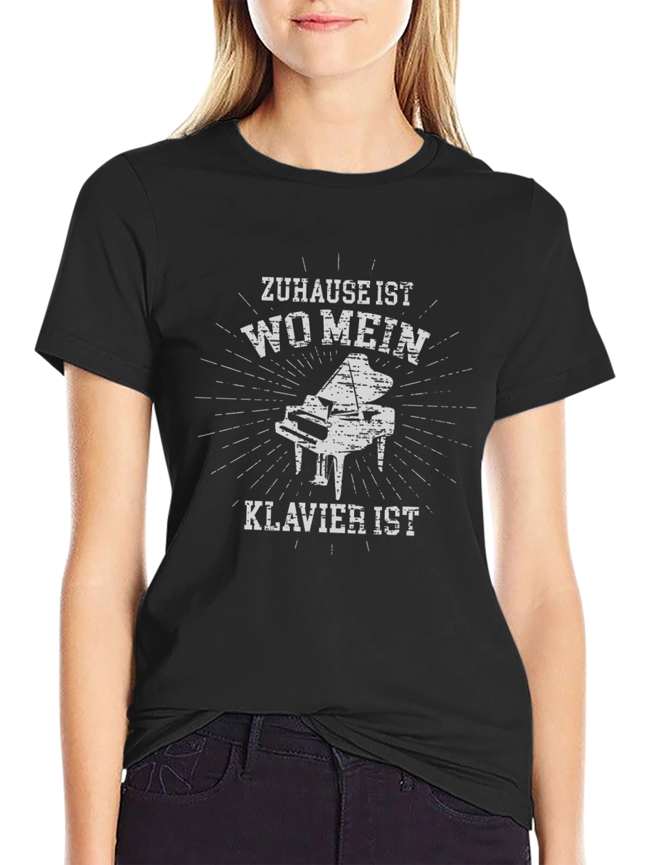 Piano T-Shirt - Home is Where My Piano Is