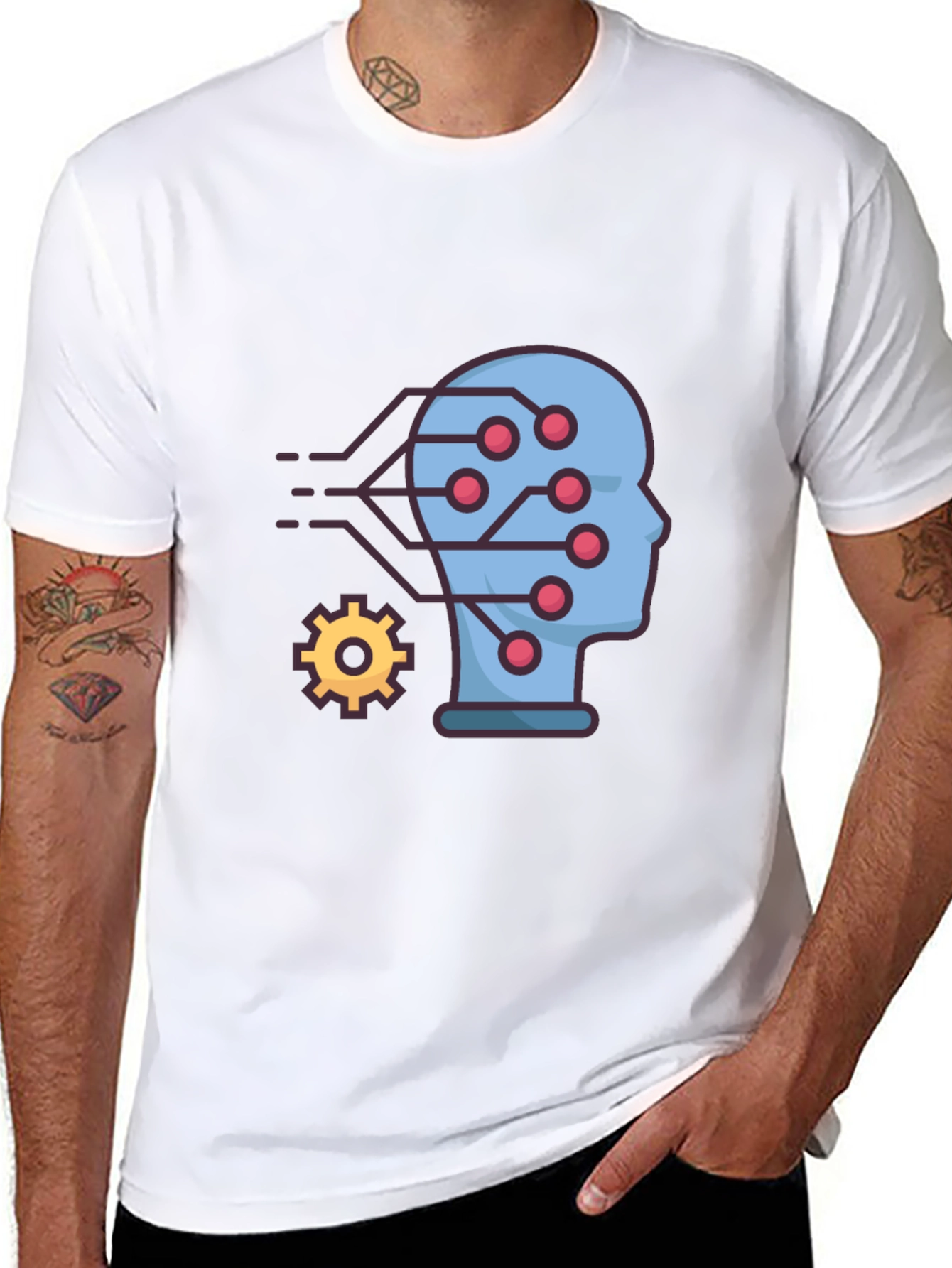 AI Mind T-Shirt - Tech Inspired Graphic Tee
