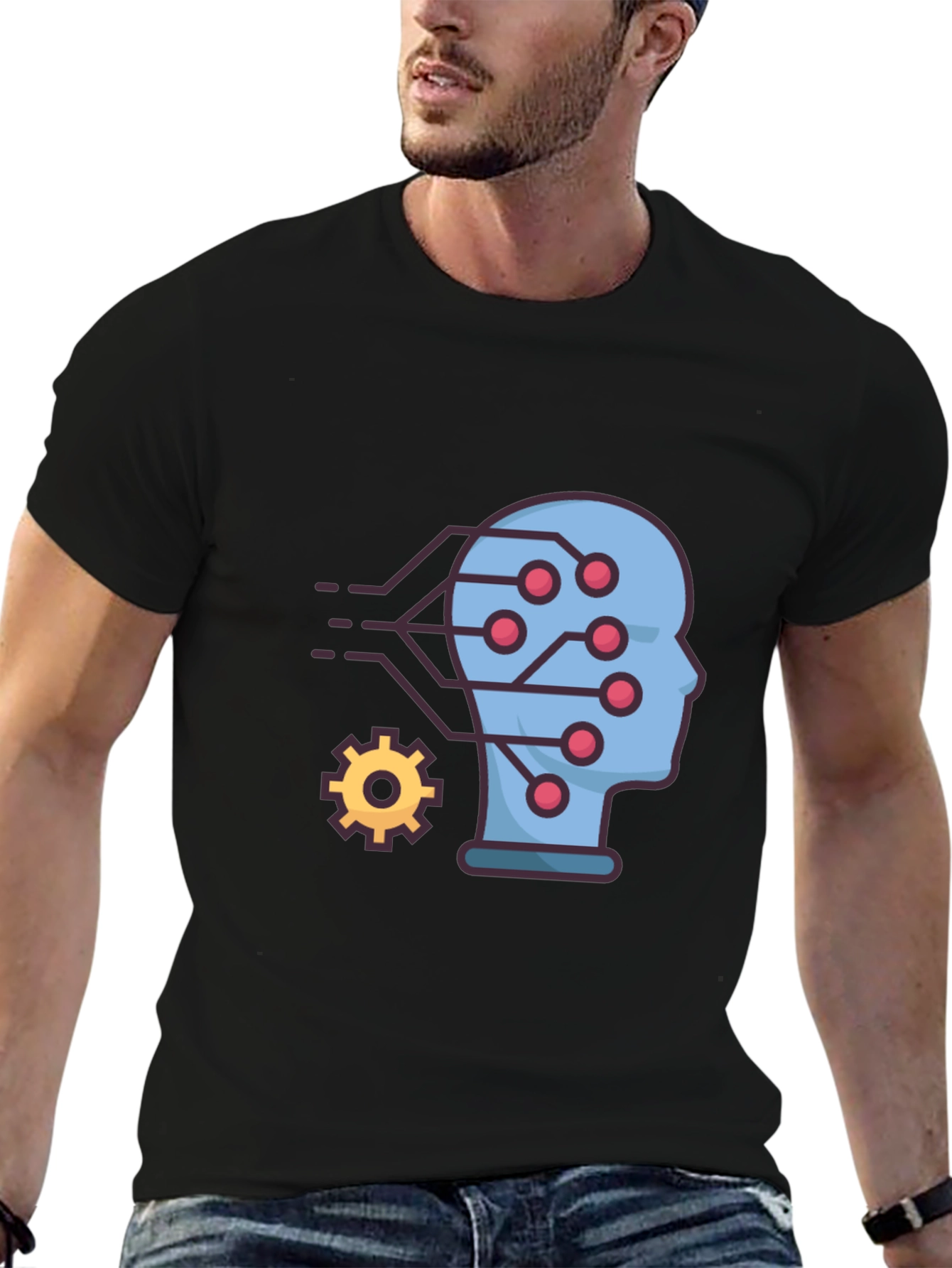 AI Mind T-Shirt - Tech Inspired Graphic Tee