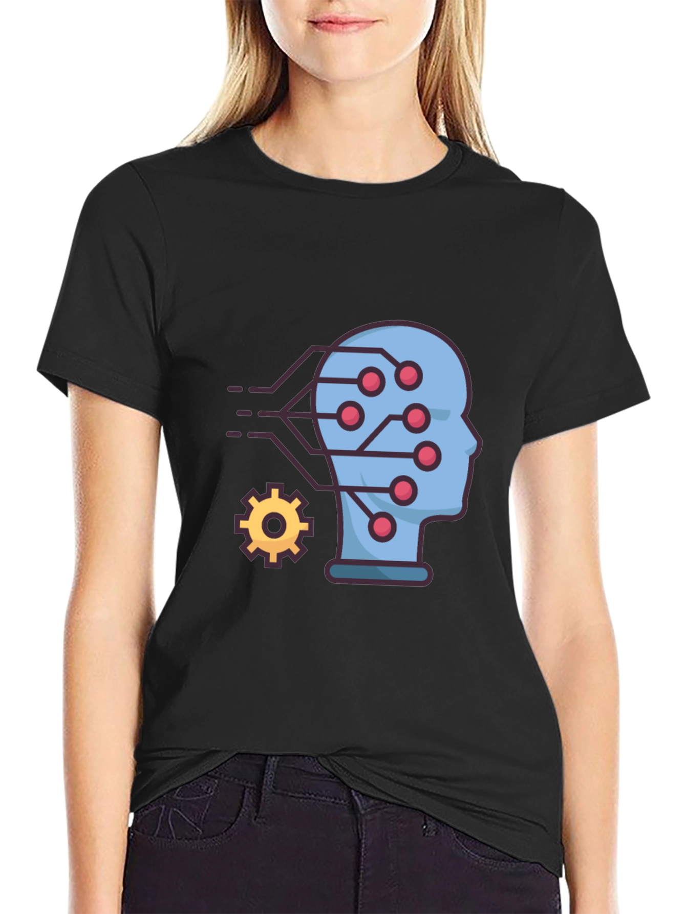 AI Mind T-Shirt - Tech Inspired Graphic Tee