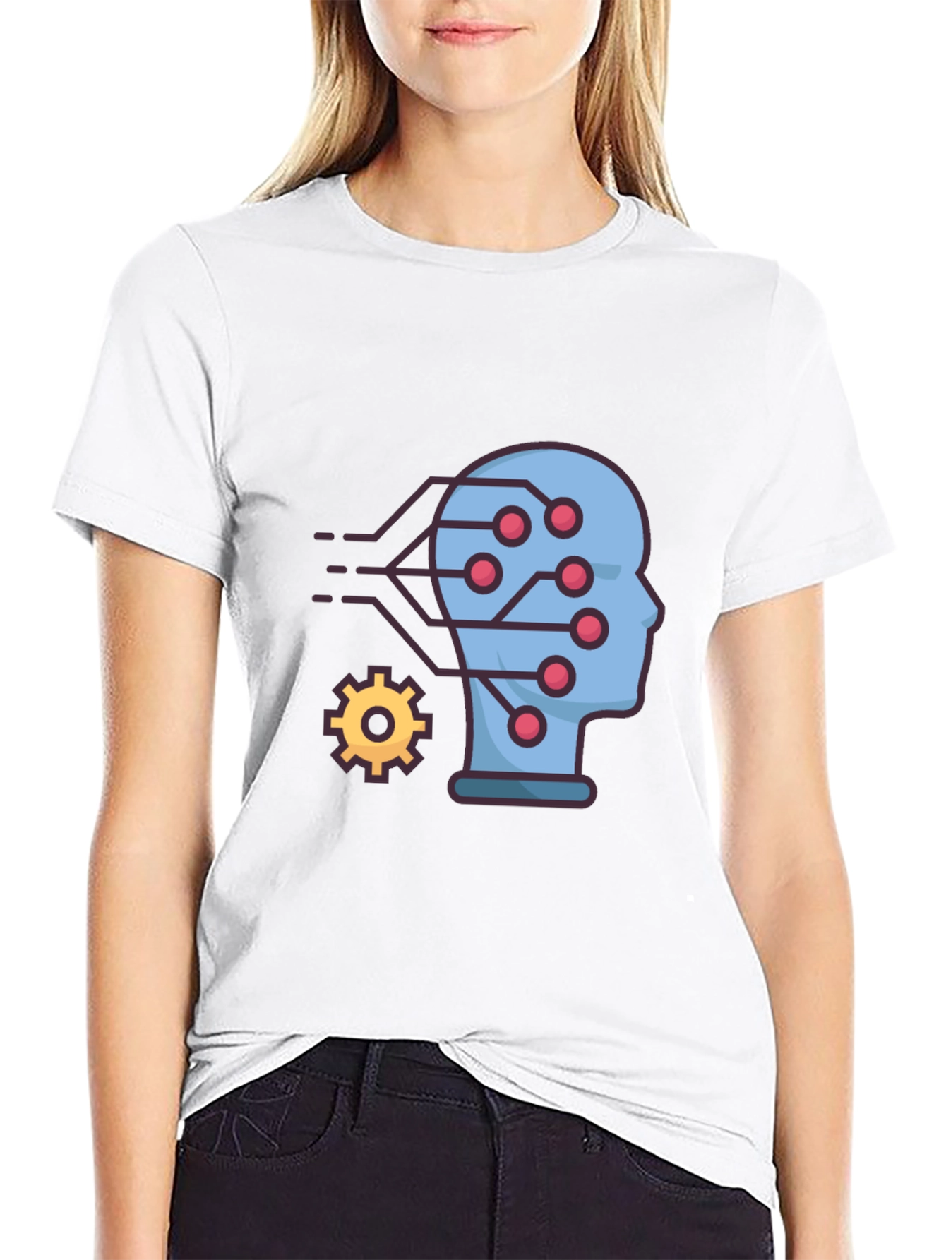 AI Mind T-Shirt - Tech Inspired Graphic Tee