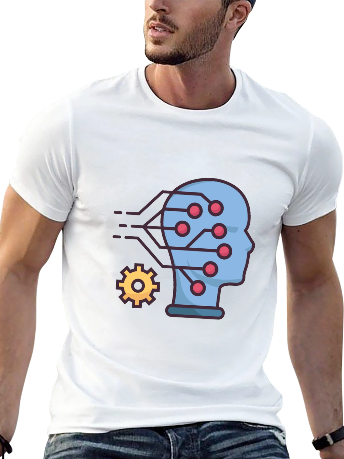 AI Mind T-Shirt - Tech Inspired Graphic Tee