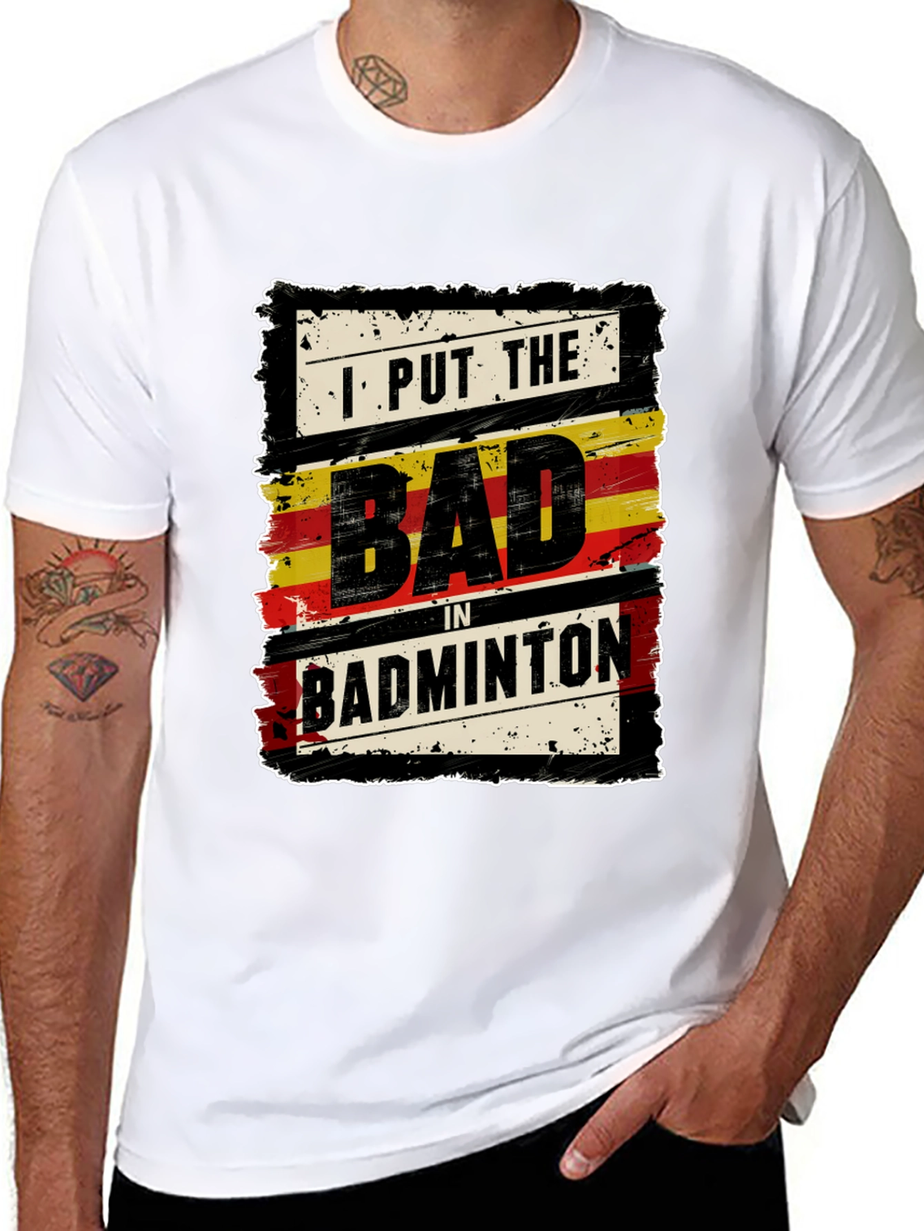 I Put The Bad In Badminton T-Shirt
